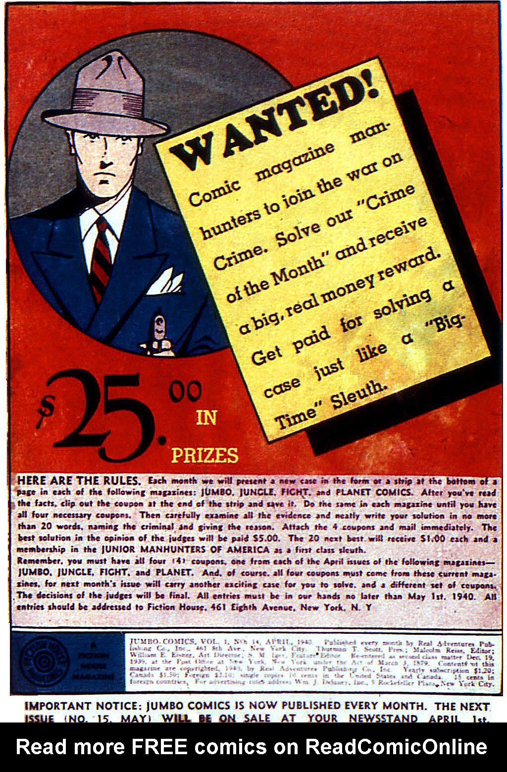 Read online Jumbo Comics comic -  Issue #14 - 2