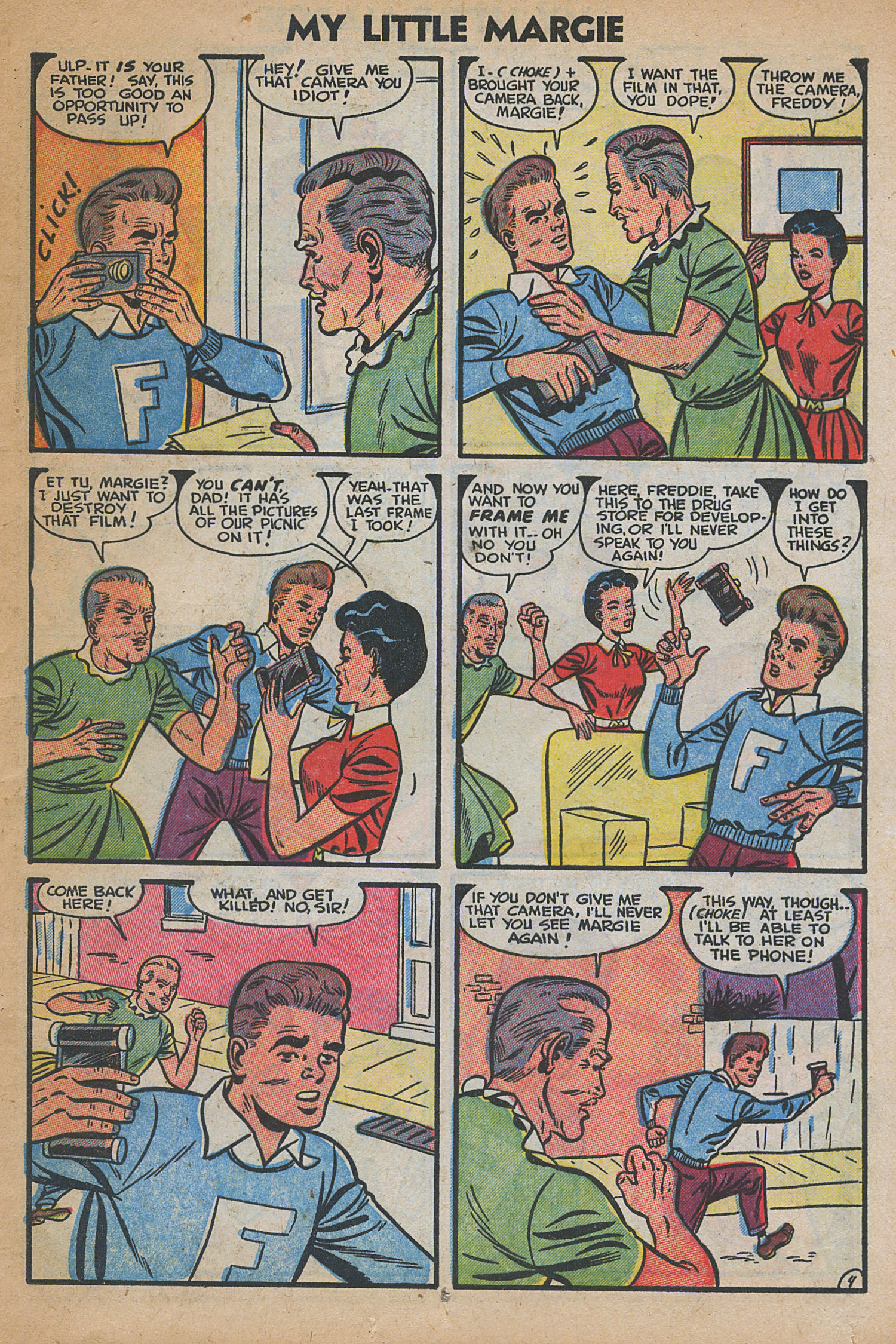Read online My Little Margie (1954) comic -  Issue #1 - 13