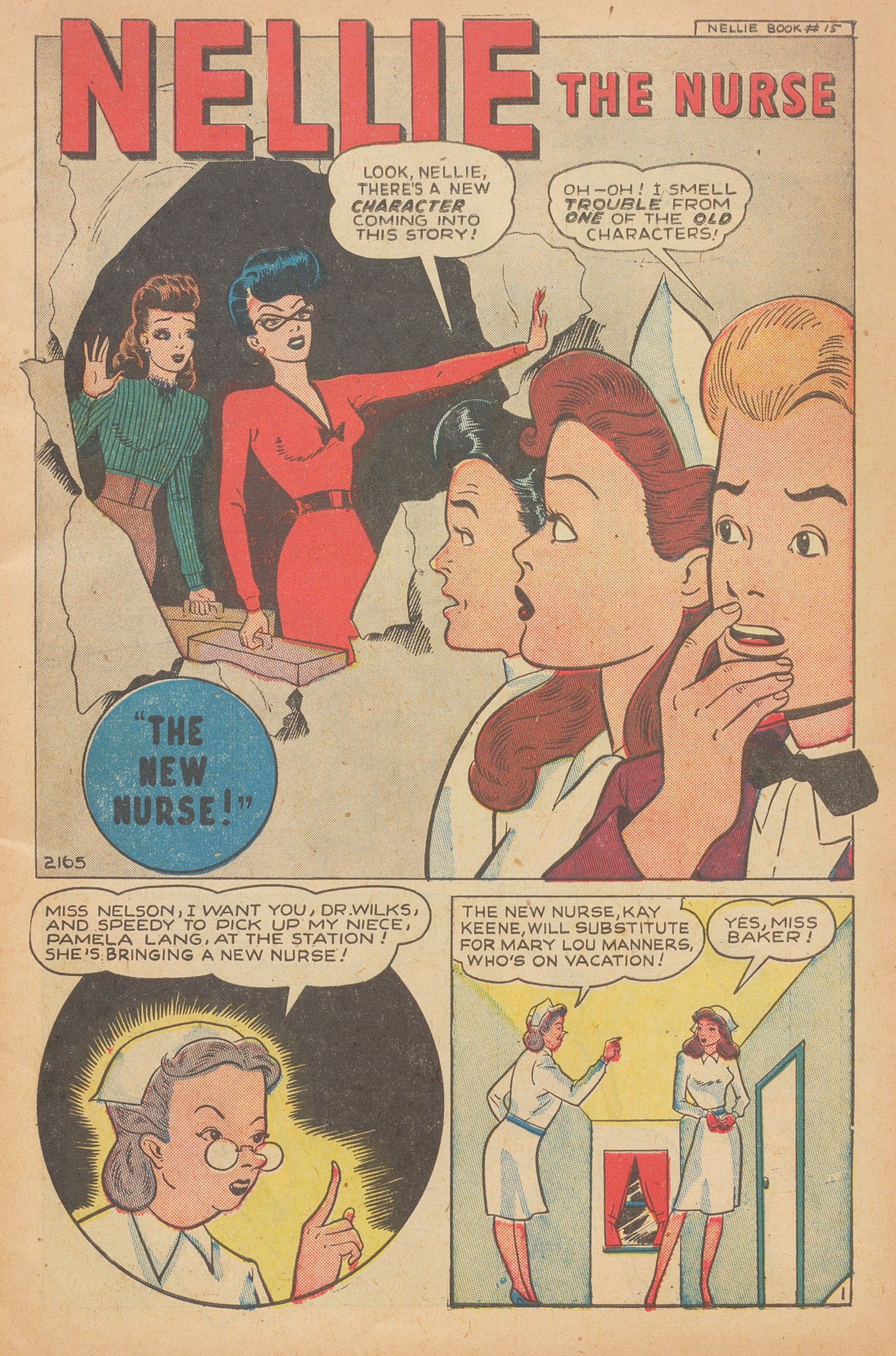 Read online Nellie The Nurse (1945) comic -  Issue #15 - 3