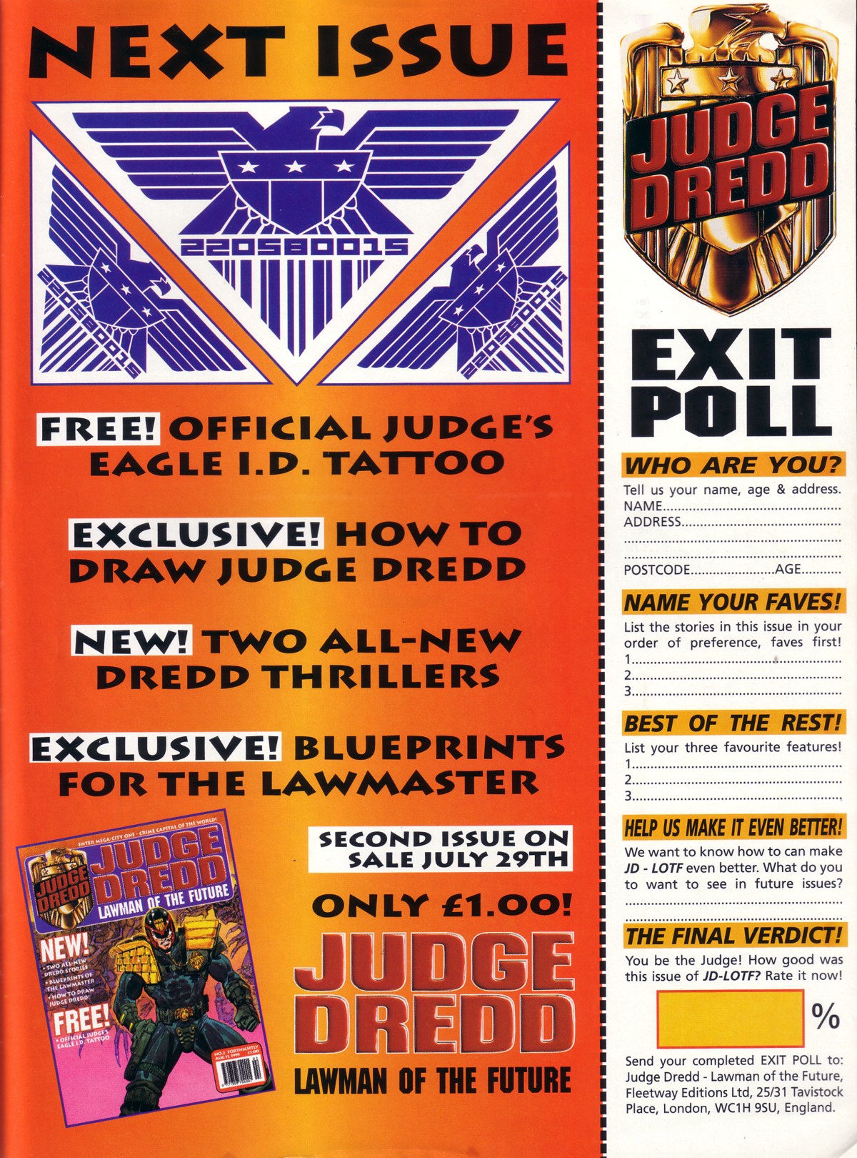 Read online Judge Dredd Lawman of the Future comic -  Issue #1 - 36