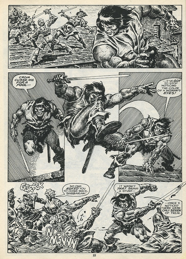 Read online The Savage Sword Of Conan comic -  Issue #197 - 24