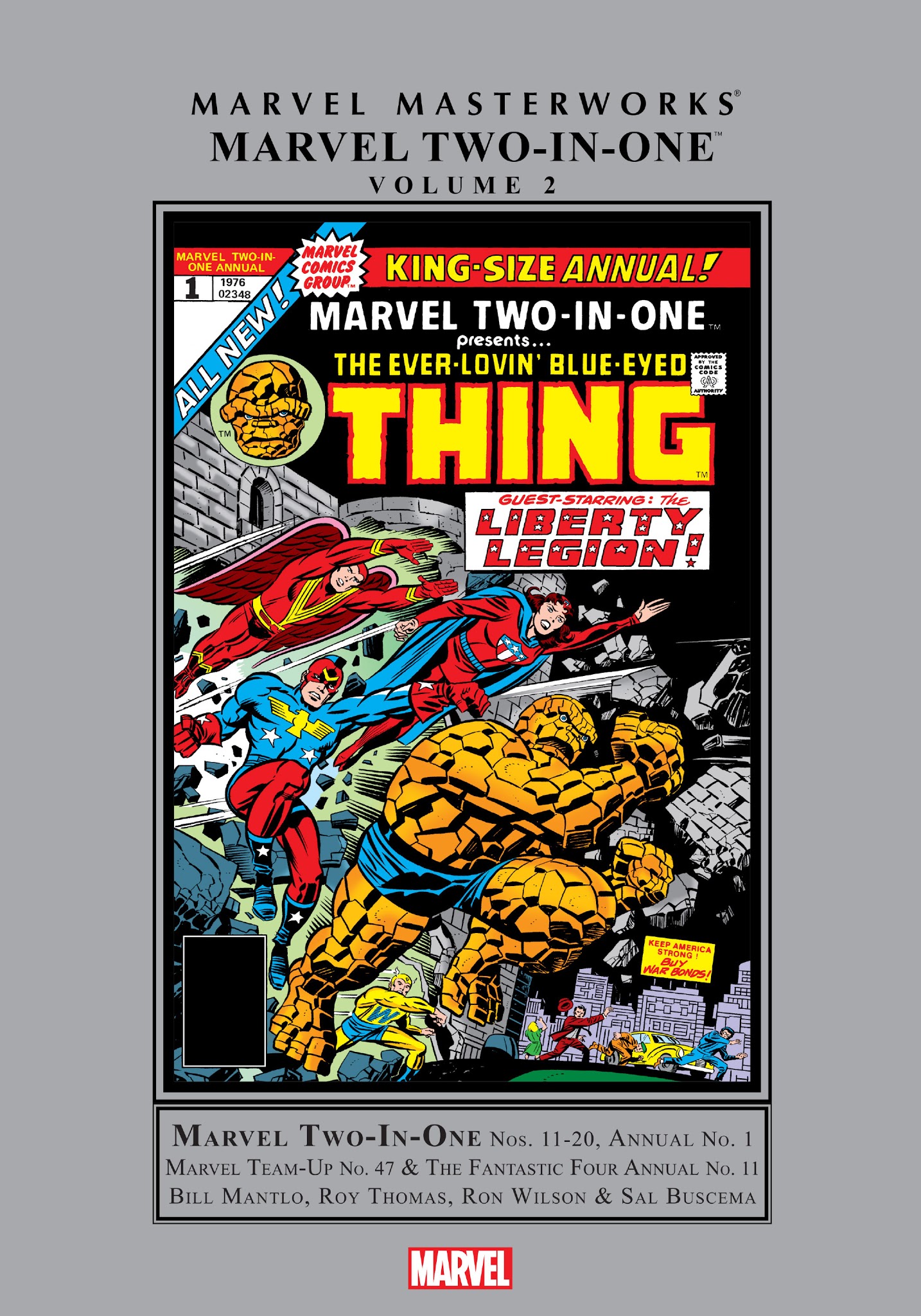 Read online Marvel Masterworks: Marvel Two-In-One comic -  Issue # TPB 2 - 1
