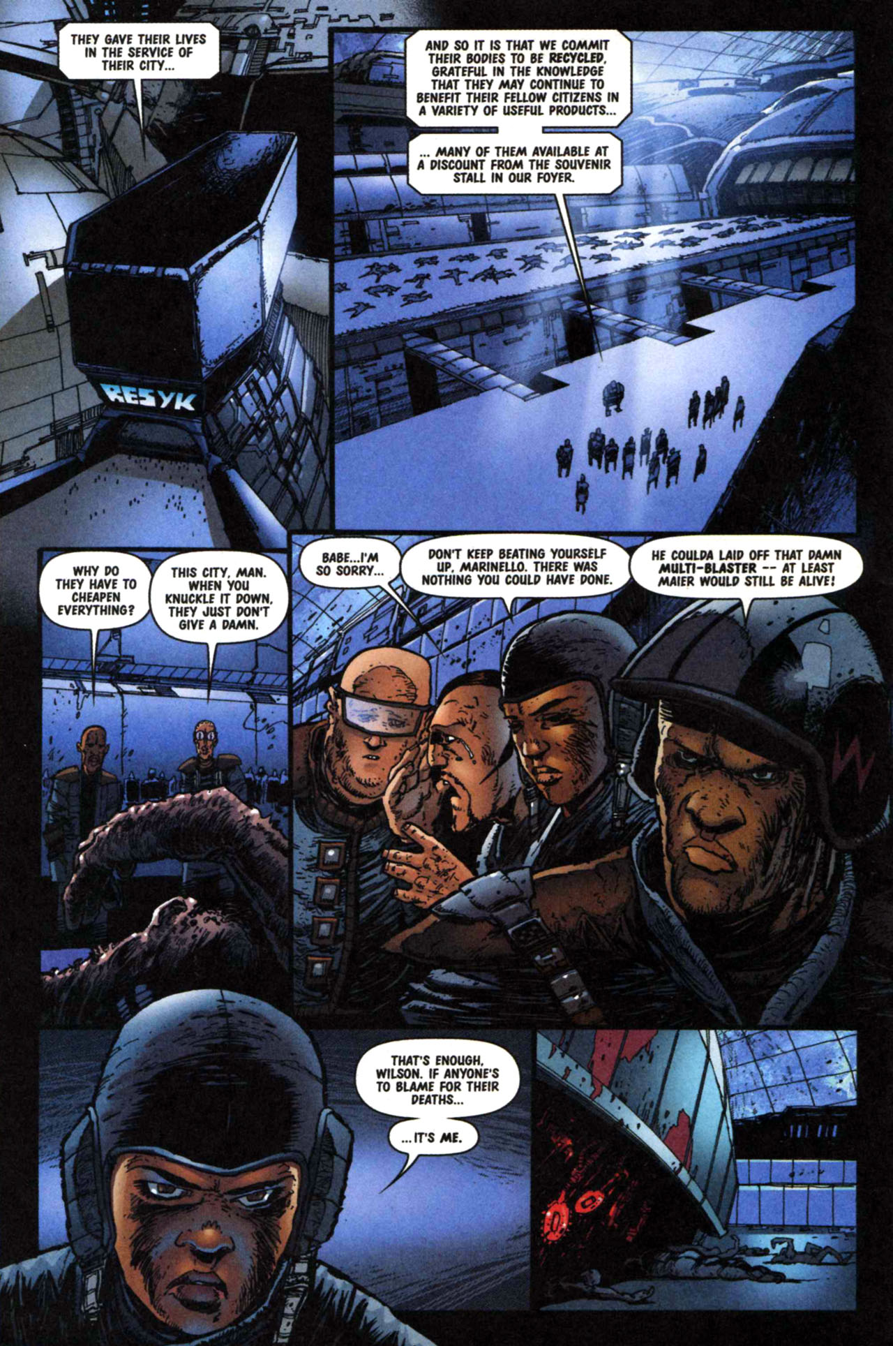 Read online Judge Dredd Vs. Aliens:  Incubus comic -  Issue #3 - 5