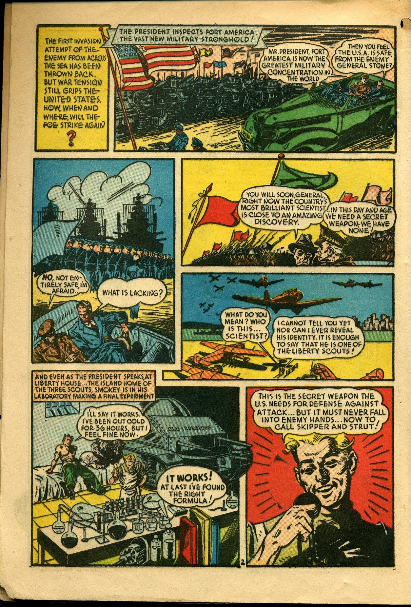 Read online Liberty Scouts Comics comic -  Issue #3 - 4