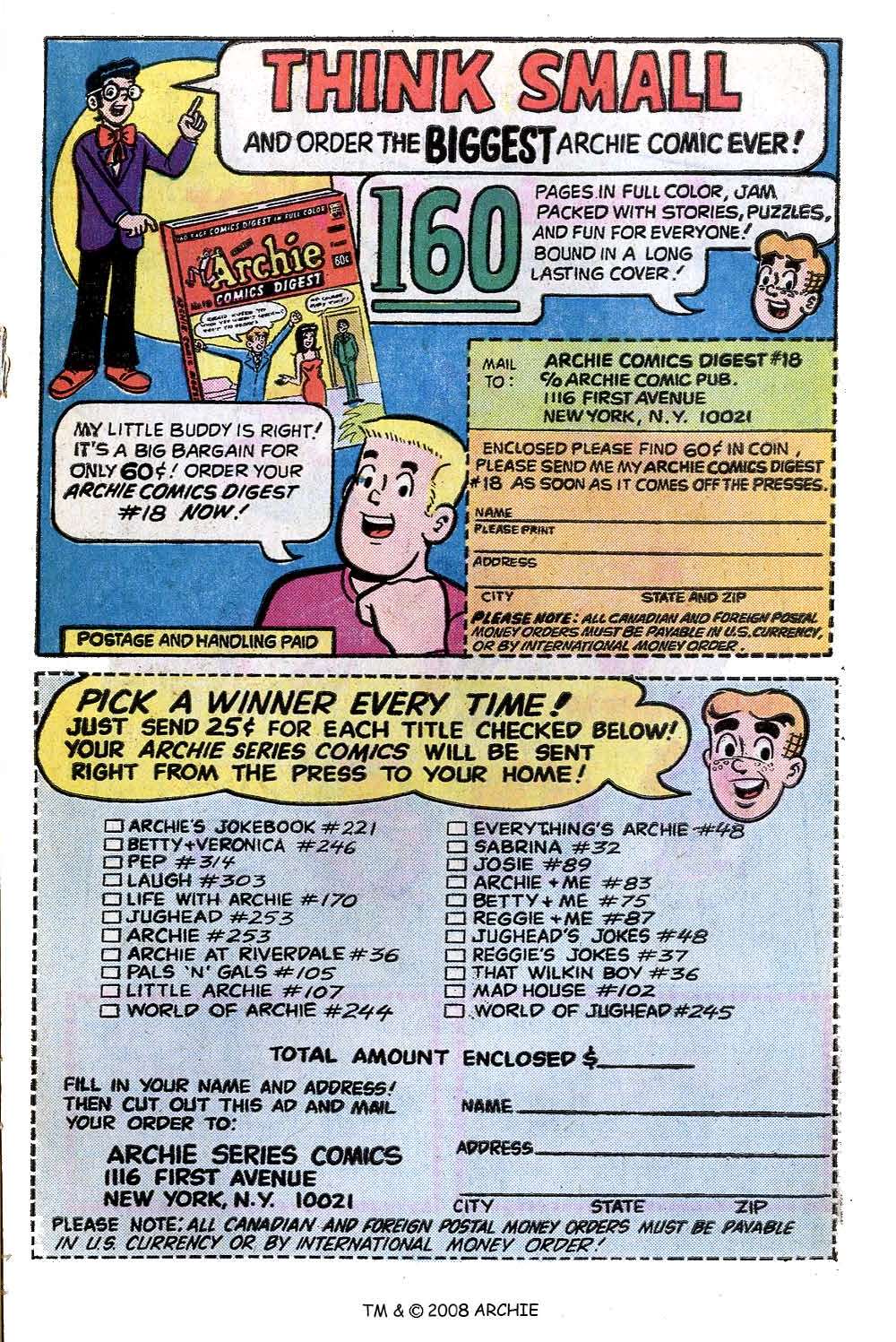 Read online Jughead (1965) comic -  Issue #252 - 27
