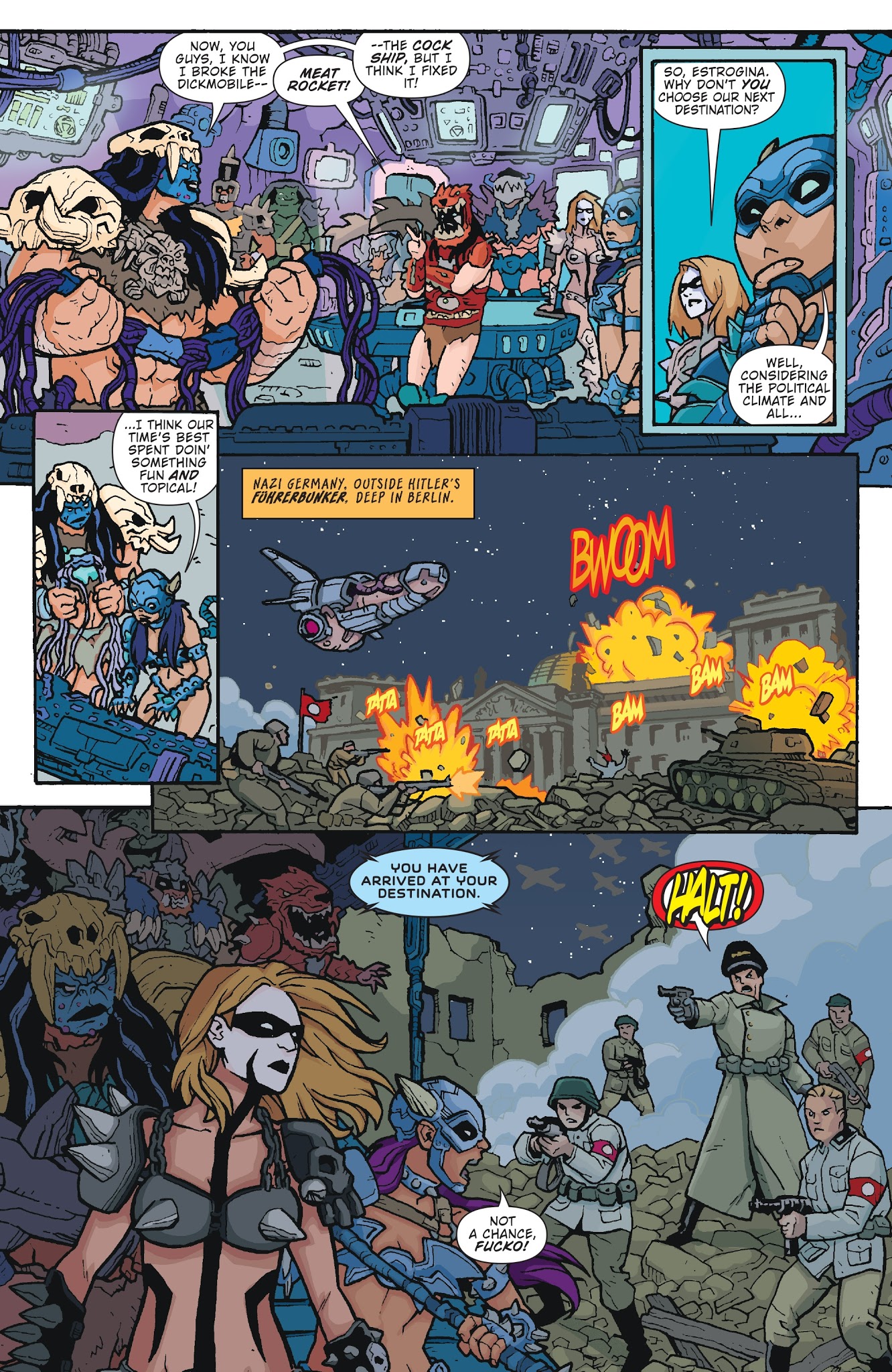 Read online Gwar: Orgasmageddon comic -  Issue #2 - 9