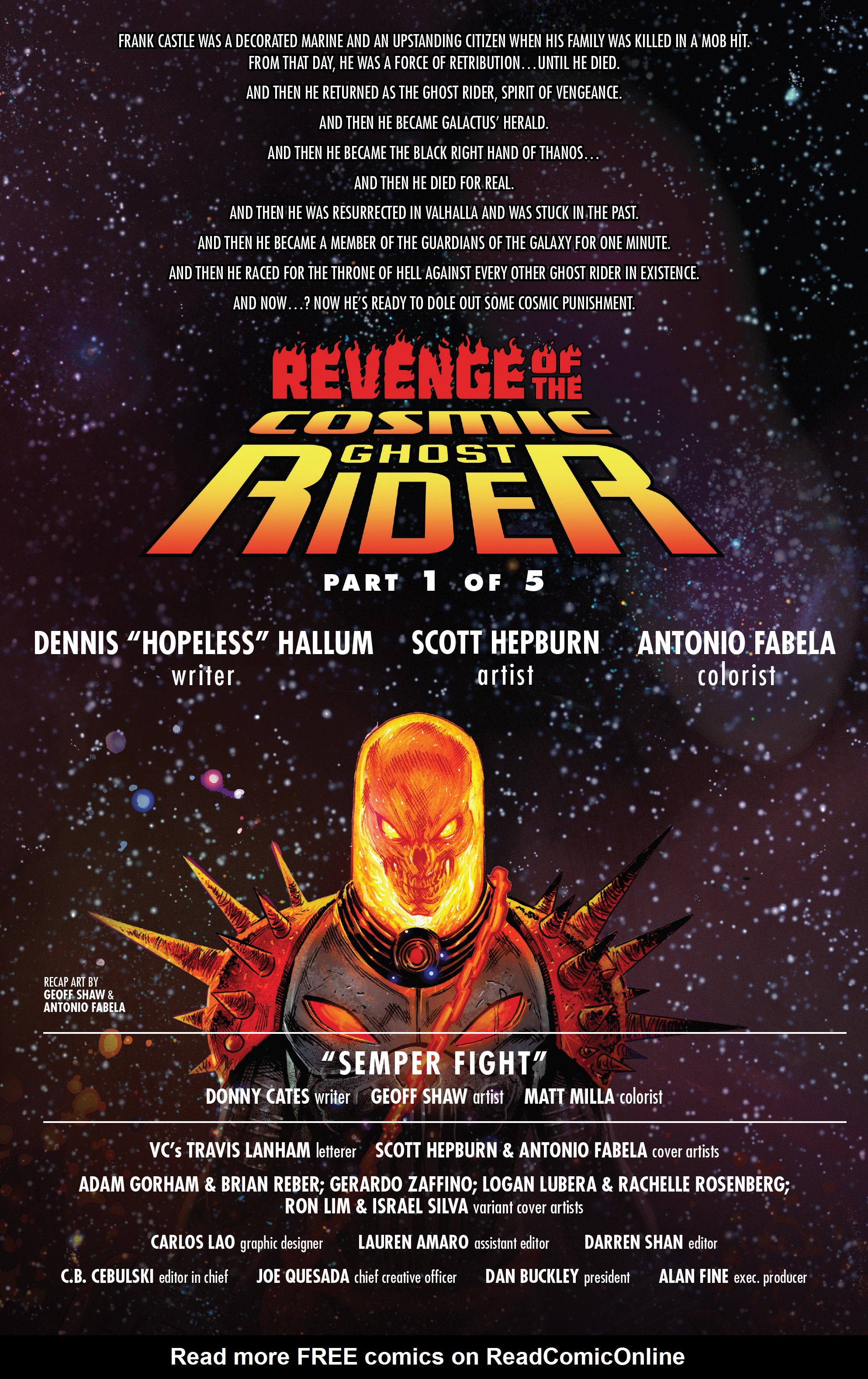 Read online Revenge Of The Cosmic Ghost Rider comic -  Issue #1 - 2