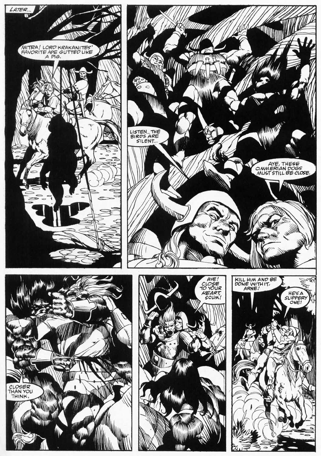 Read online The Savage Sword Of Conan comic -  Issue #157 - 34