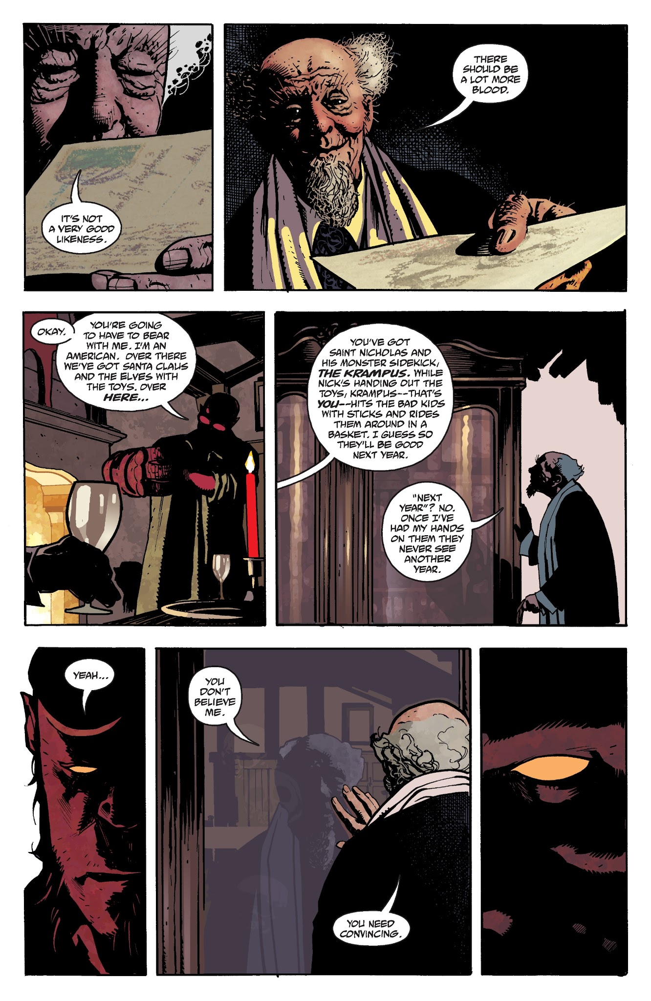 Read online Hellboy: Krampusnacht comic -  Issue # Full - 9