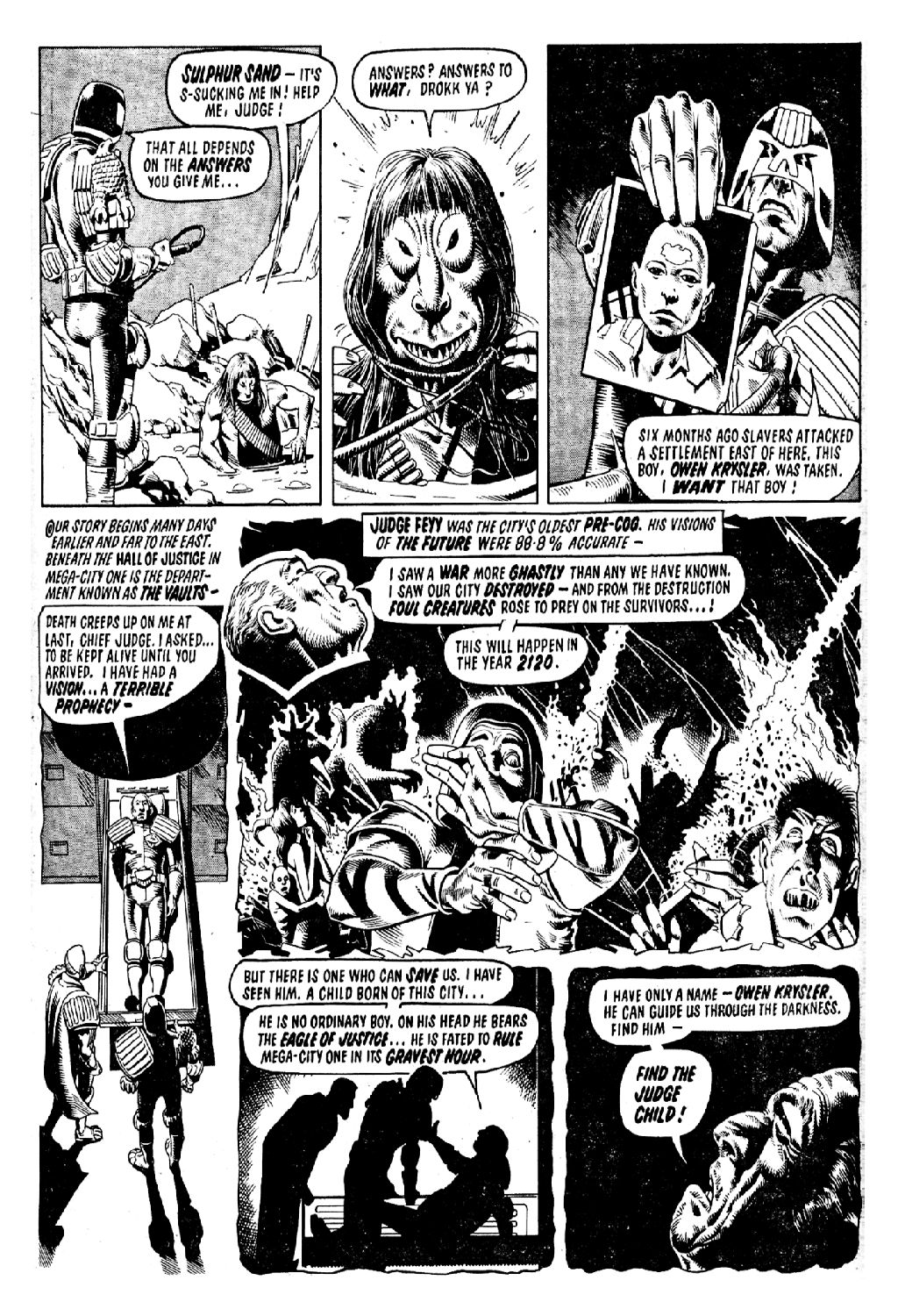 Read online Judge Dredd Epics comic -  Issue # TPB The Judge Child Quest - 4