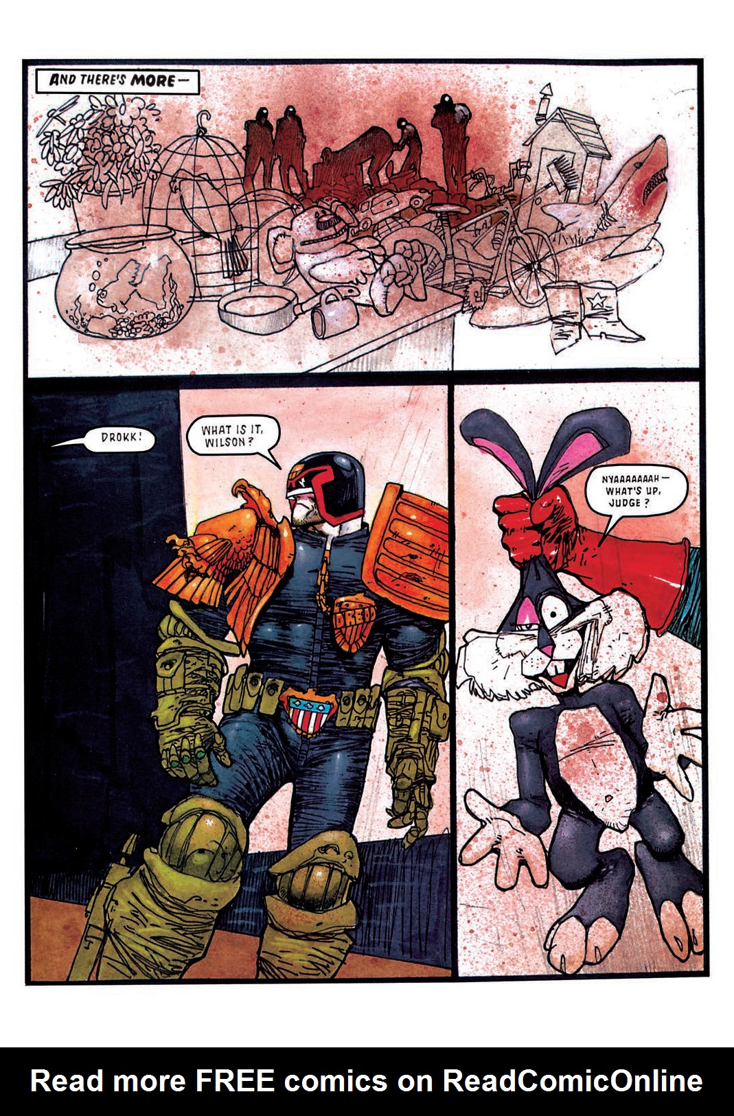 Read online Judge Dredd [Collections - Rebellion] comic -  Issue # TPB Judge Dredd - Heavy Metal Dredd - 112