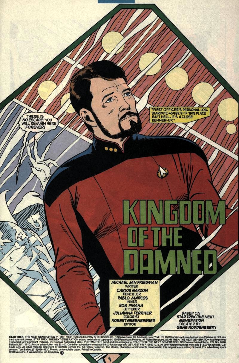Read online Star Trek: The Next Generation (1989) comic -  Issue #31 - 2