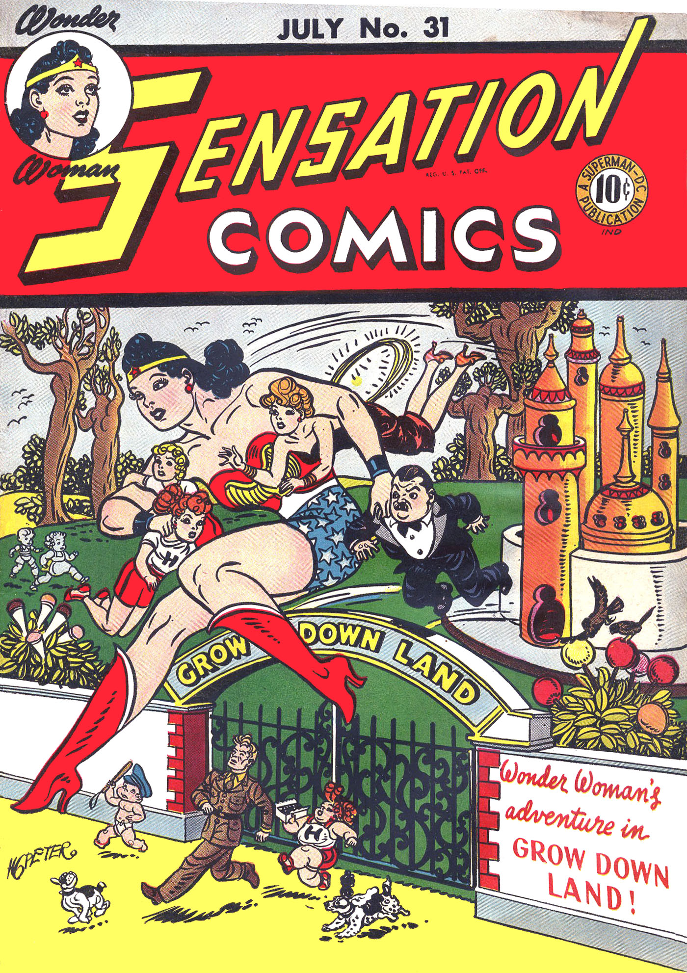 Read online Sensation (Mystery) Comics comic -  Issue #31 - 1