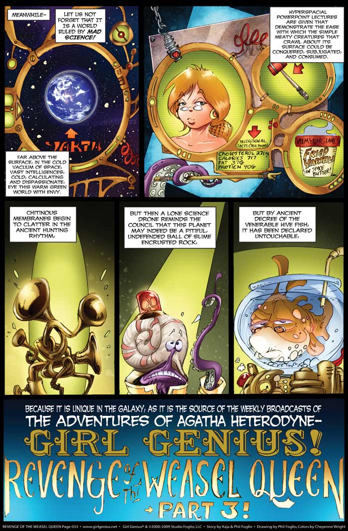 Read online Girl Genius (2002) comic -  Issue #9 - 130