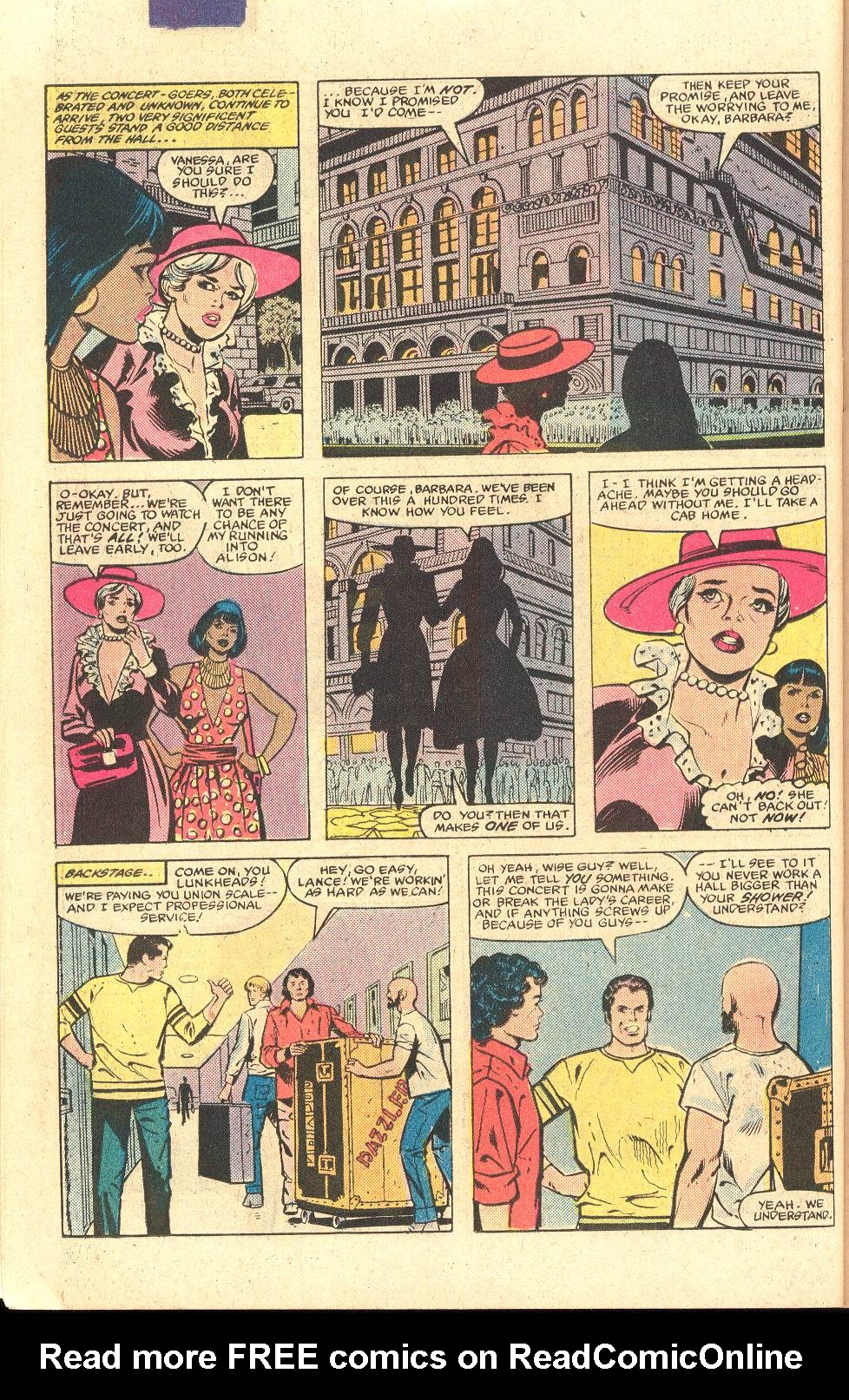 Read online Dazzler (1981) comic -  Issue #21 - 25