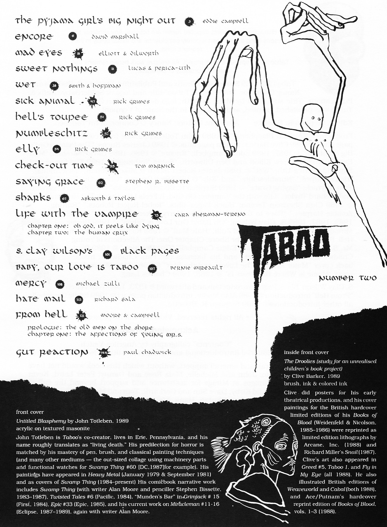 Read online Taboo comic -  Issue #2 - 3