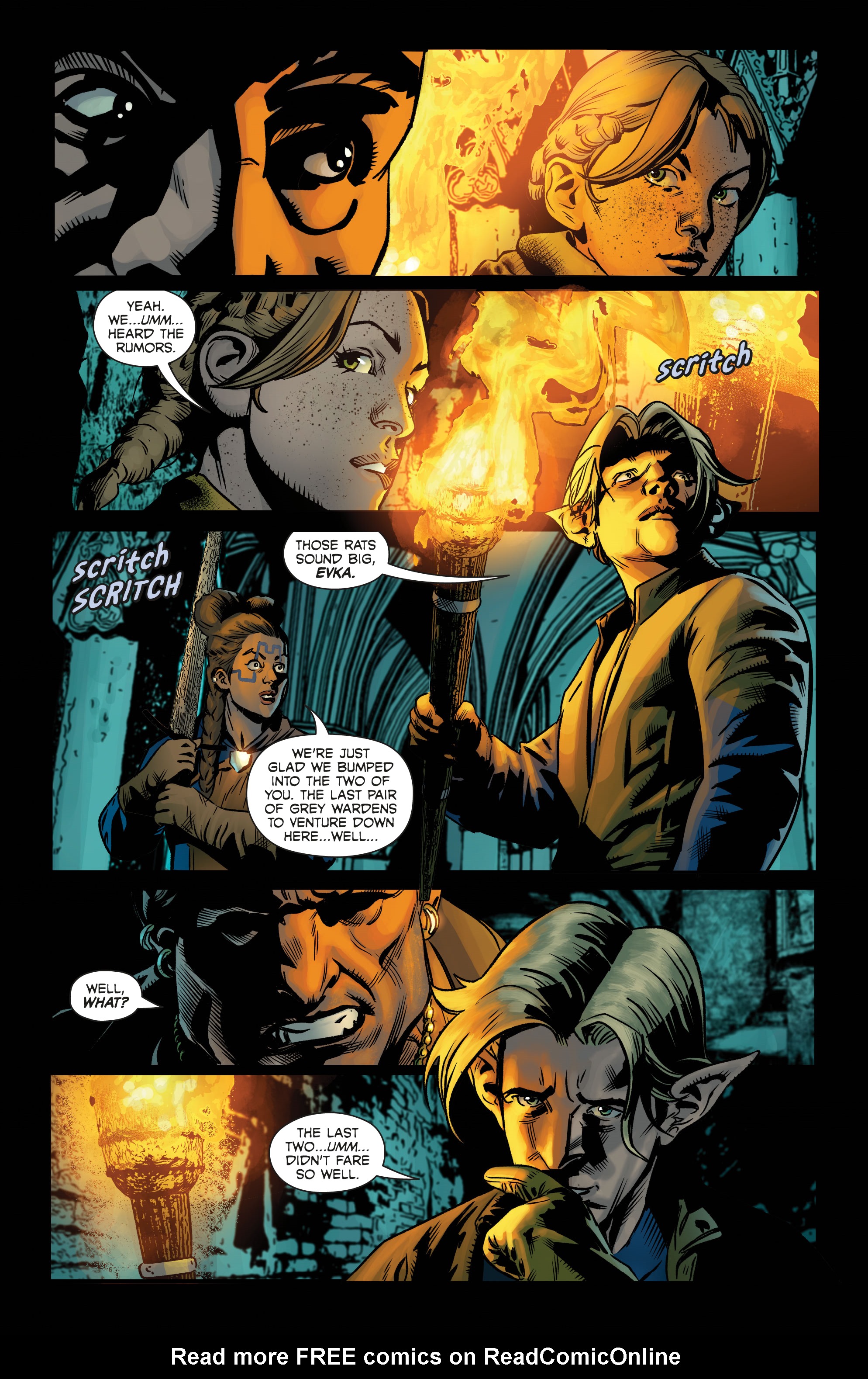 Read online Dragon Age: The Missing comic -  Issue #1 - 4