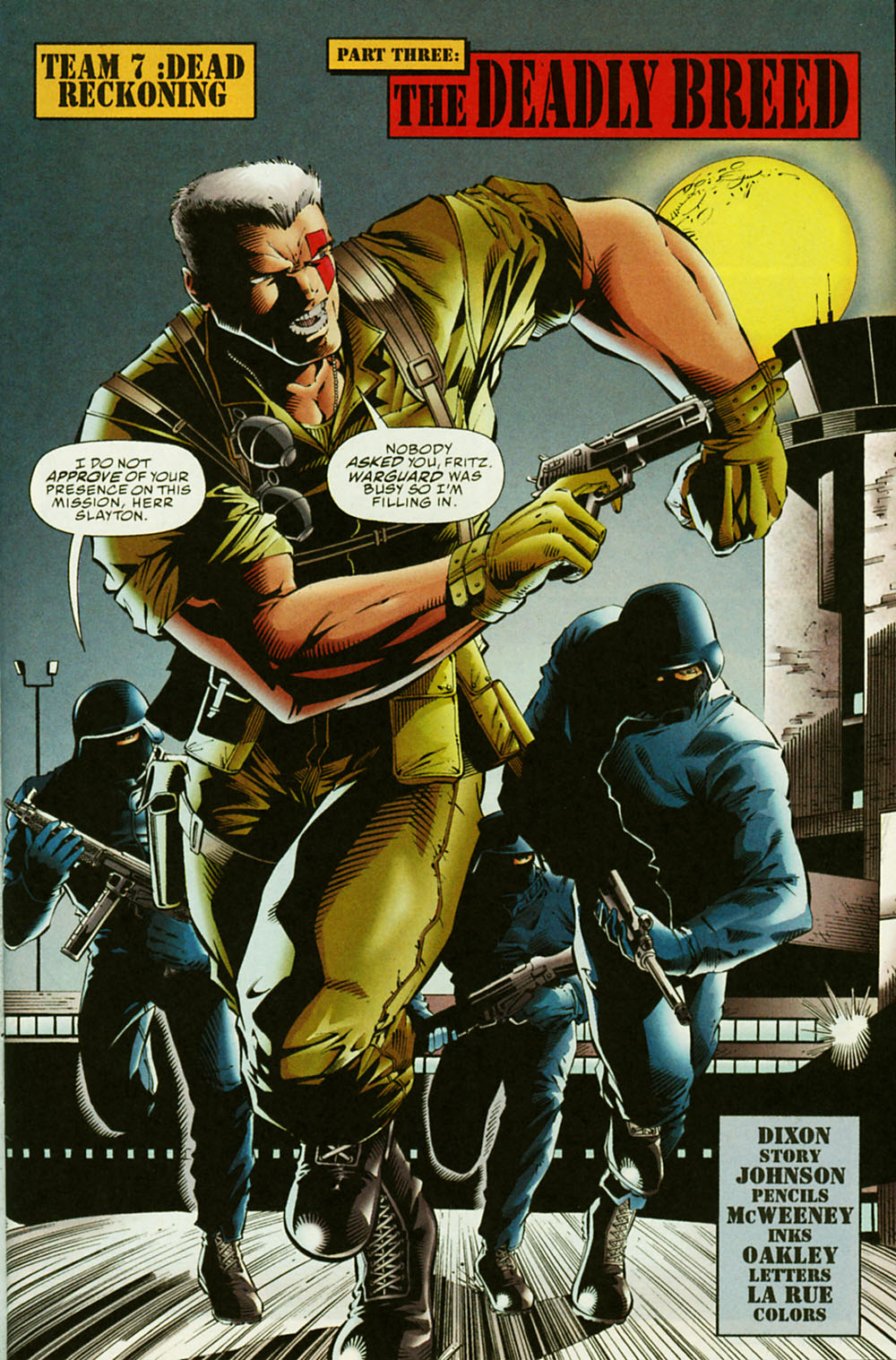 Read online Team 7: Dead Reckoning comic -  Issue #3 - 2