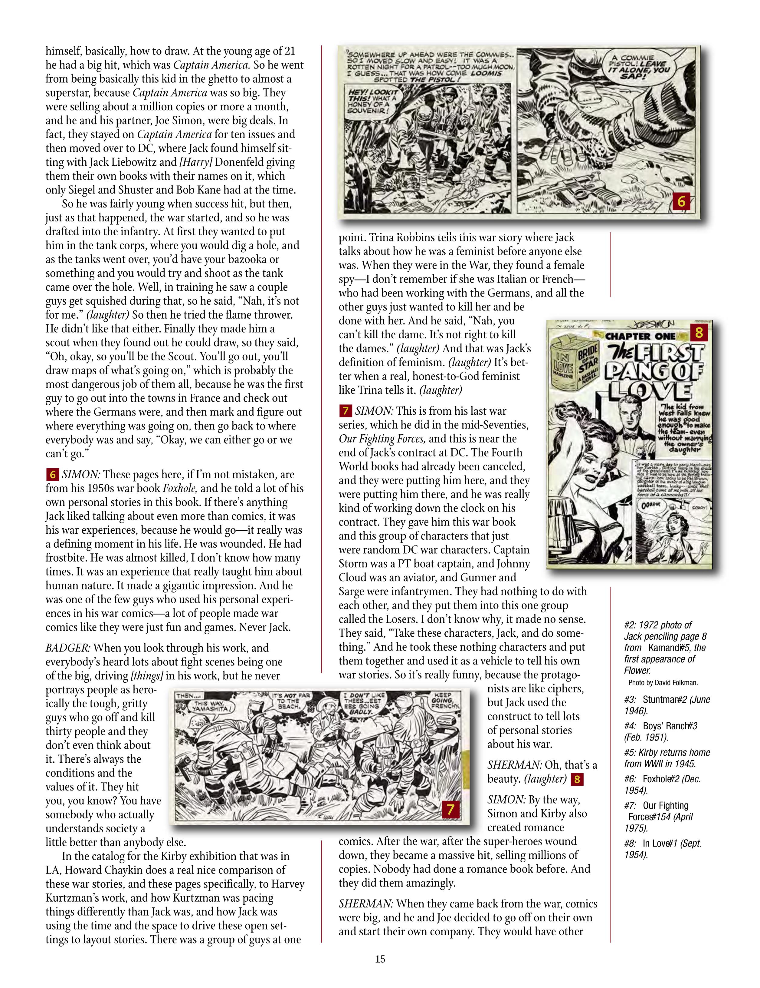 Read online The Jack Kirby Collector comic -  Issue #71 - 17