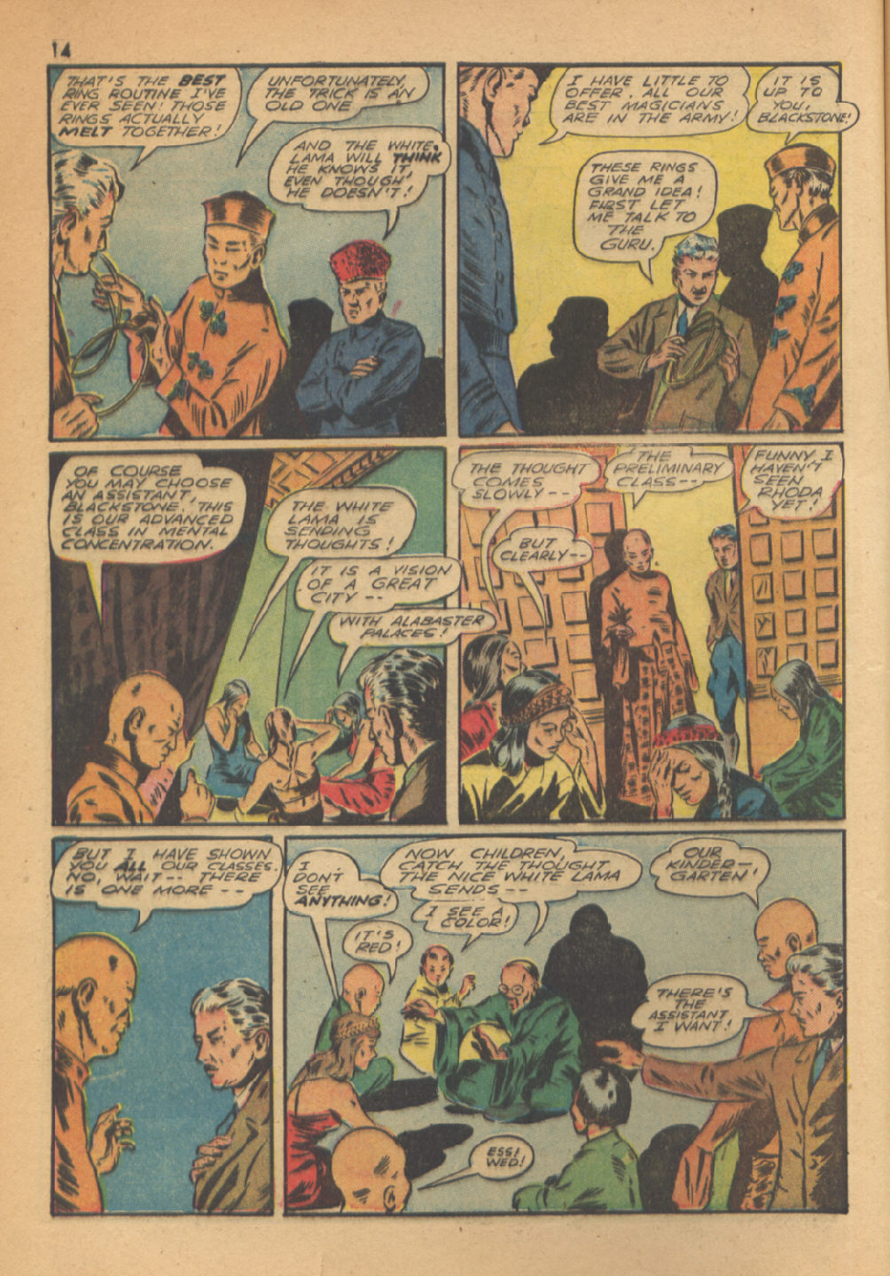 Read online Super-Magician Comics comic -  Issue #13 - 14