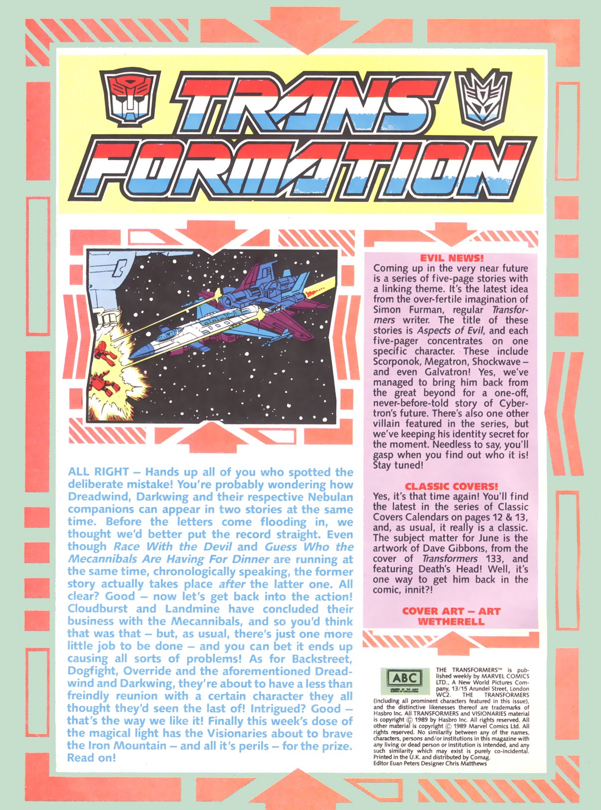 Read online The Transformers (UK) comic -  Issue #216 - 2