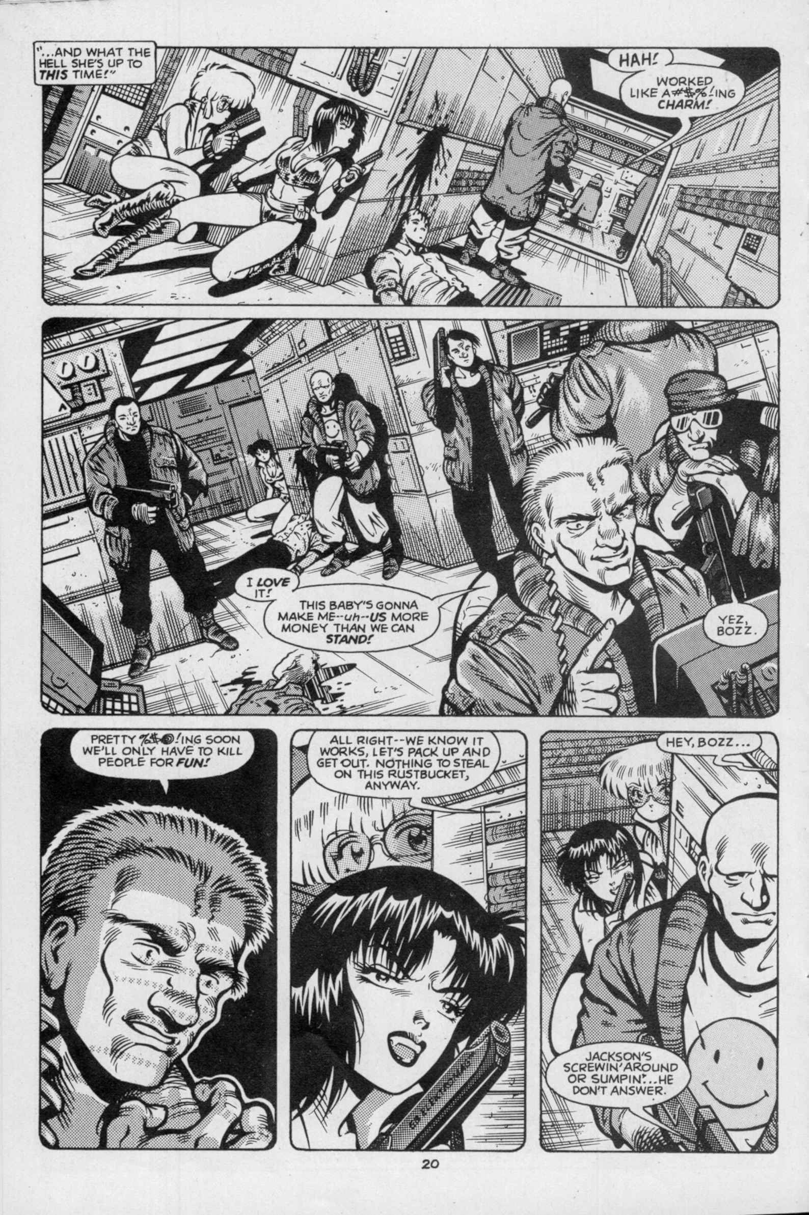 Read online Dirty Pair II comic -  Issue #3 - 22