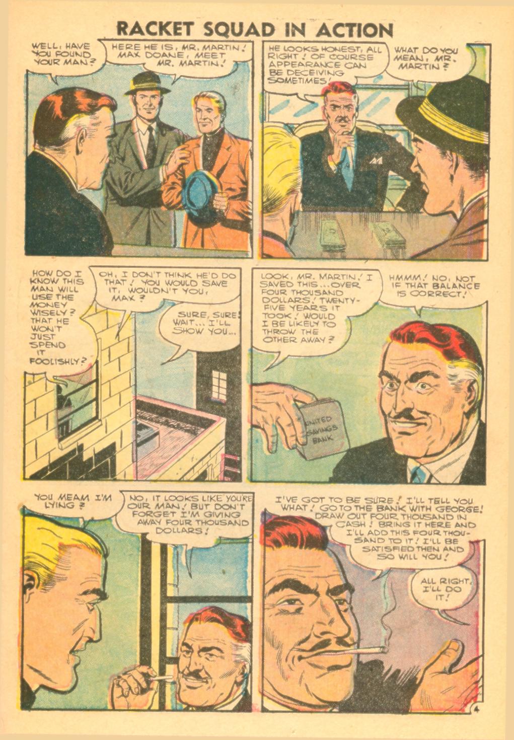 Read online Racket Squad in Action comic -  Issue #22 - 25