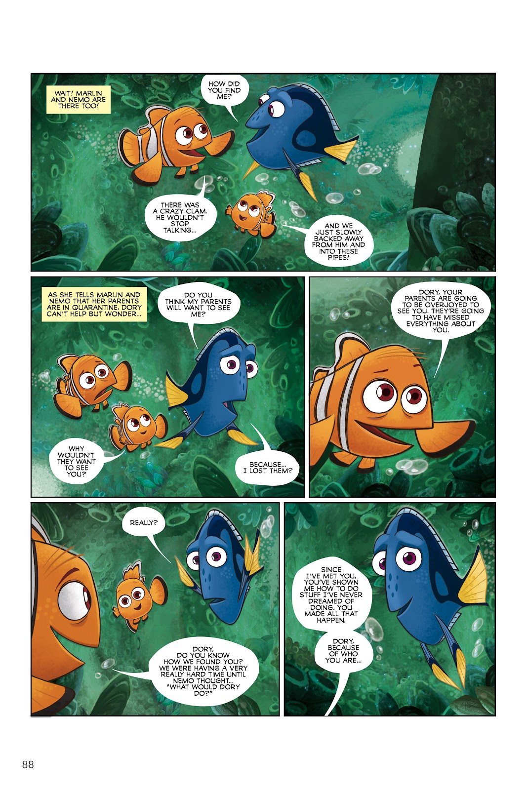 Disney/PIXAR Finding Nemo and Finding Dory: The Story of the Movies in Comics issue TPB - Page 88