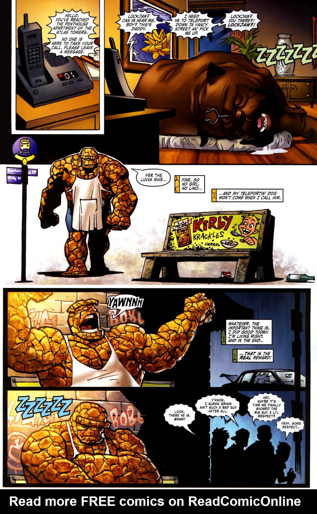 Read online The Thing (2006) comic -  Issue #6 - 22