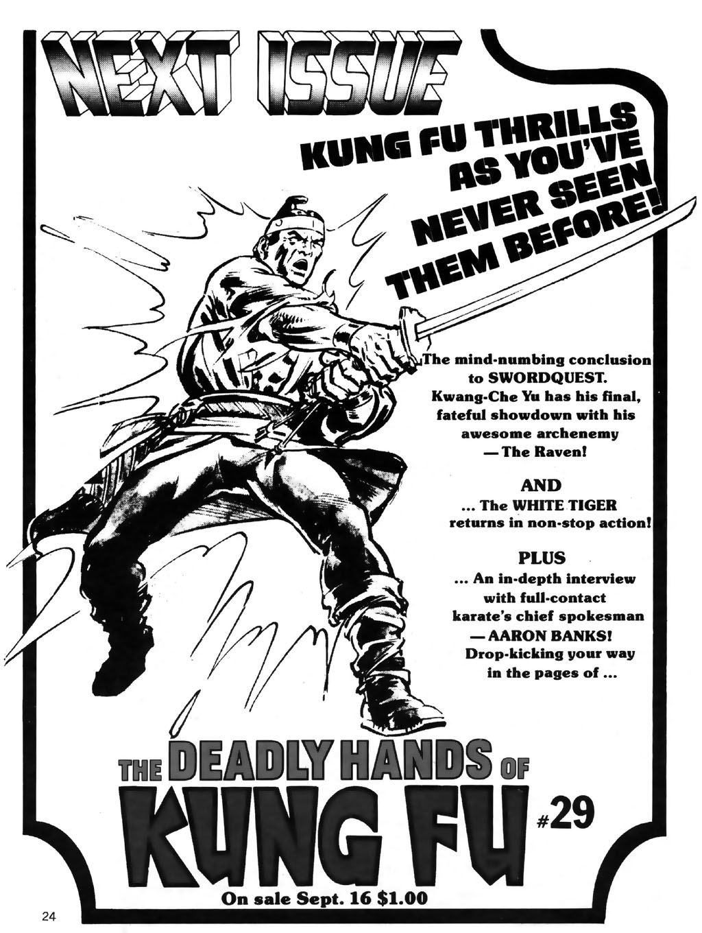 Read online The Deadly Hands of Kung Fu comic -  Issue #28 - 24