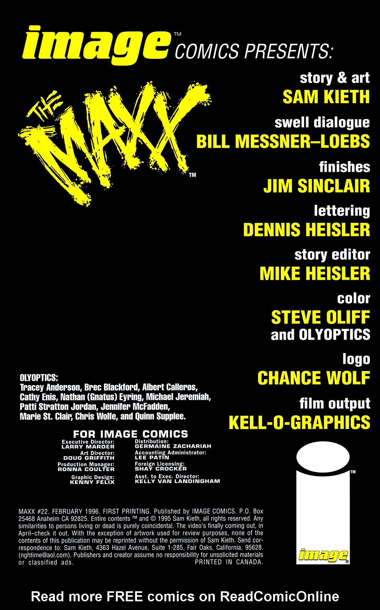 Read online The Maxx (1993) comic -  Issue #22 - 2