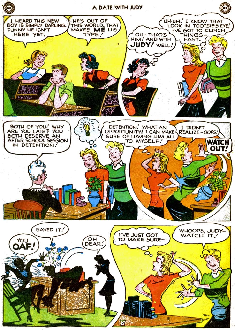 Read online A Date with Judy comic -  Issue #1 - 5