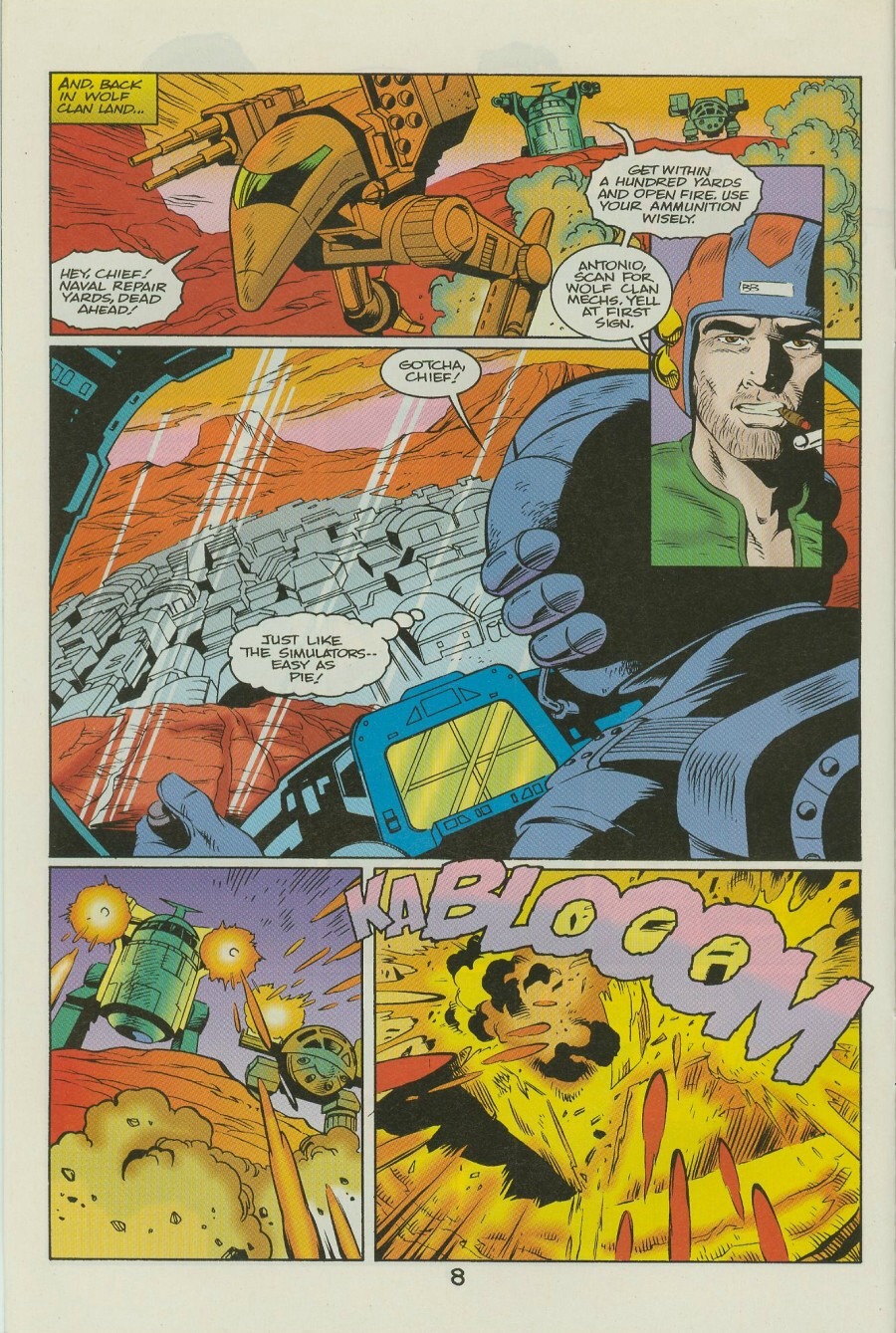 Read online Battletech: Fallout comic -  Issue #3 - 9