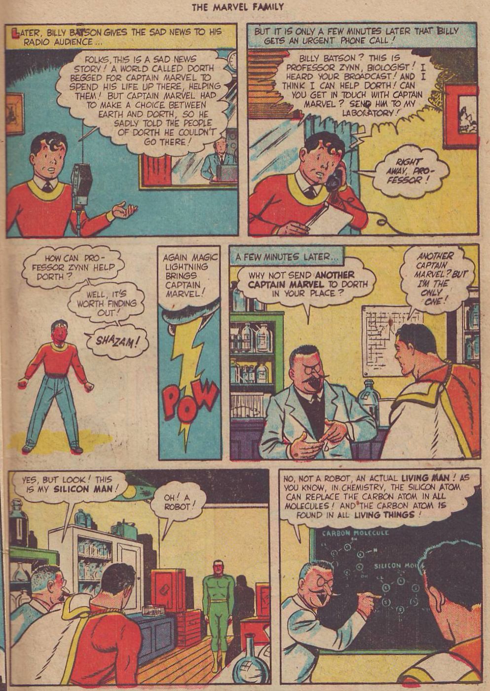 Read online The Marvel Family comic -  Issue #35 - 43