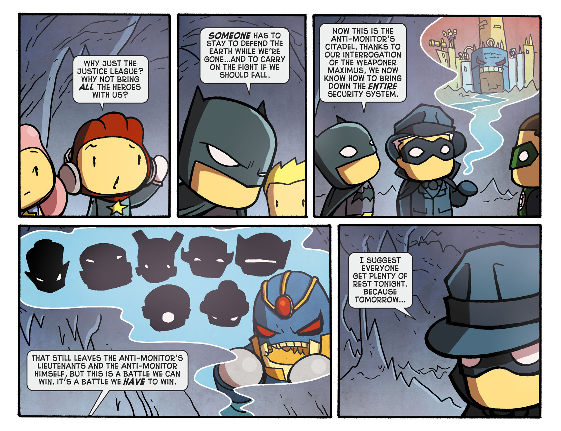 Read online Scribblenauts Unmasked: A Crisis of Imagination comic -  Issue #13 - 14