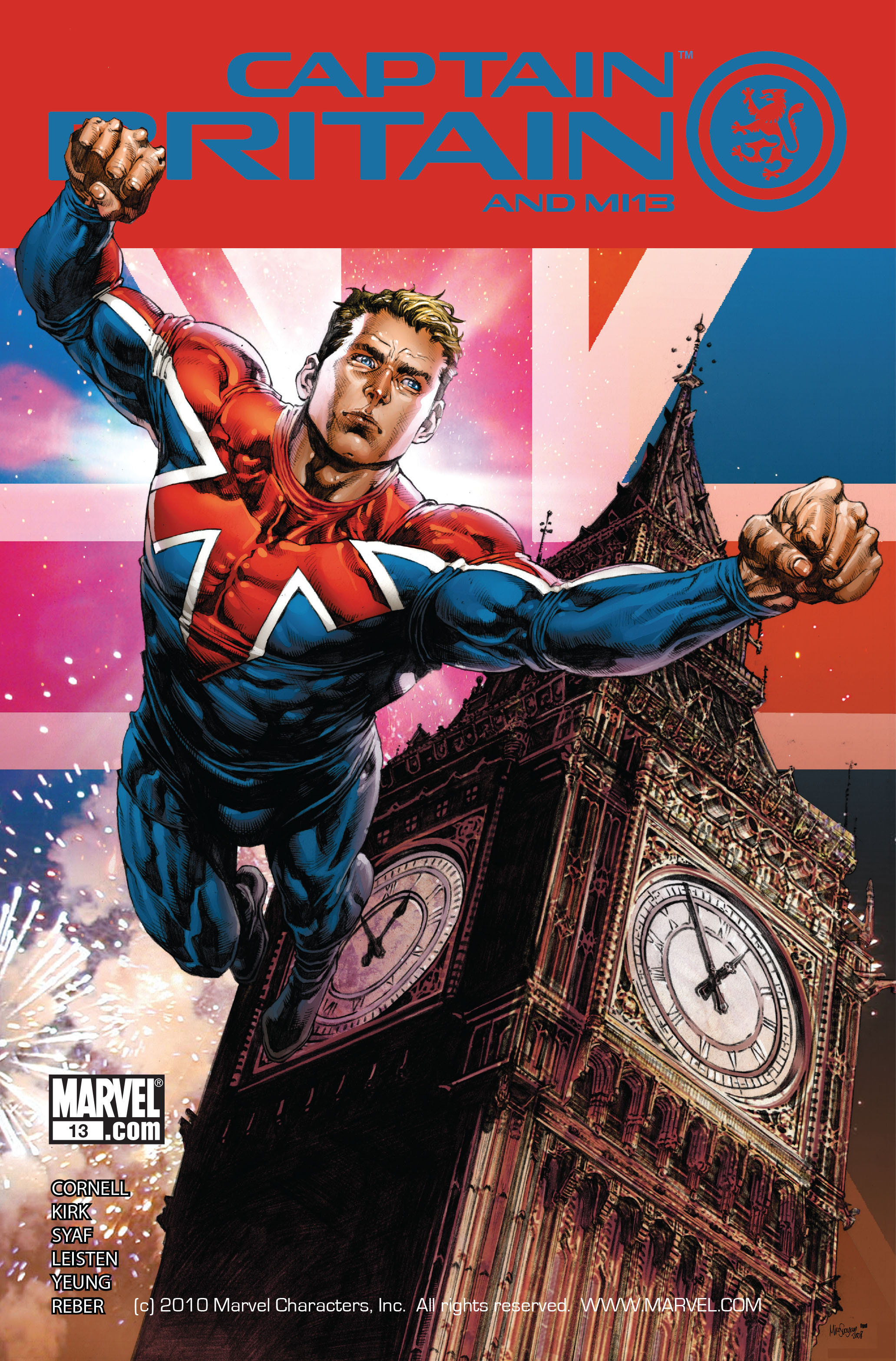 Read online Captain Britain and MI13 comic -  Issue #13 - 1