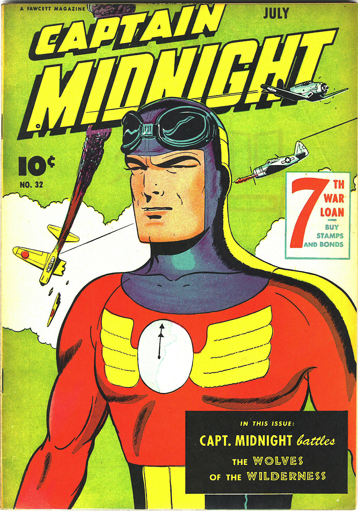 Read online Captain Midnight (1942) comic -  Issue #32 - 1