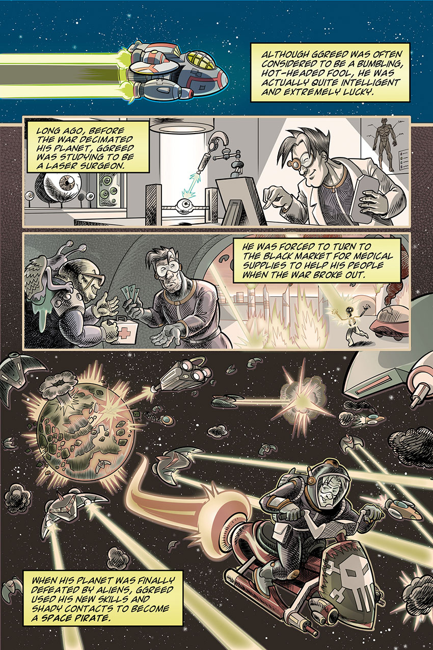 Read online Space Junkies comic -  Issue #1 - 7