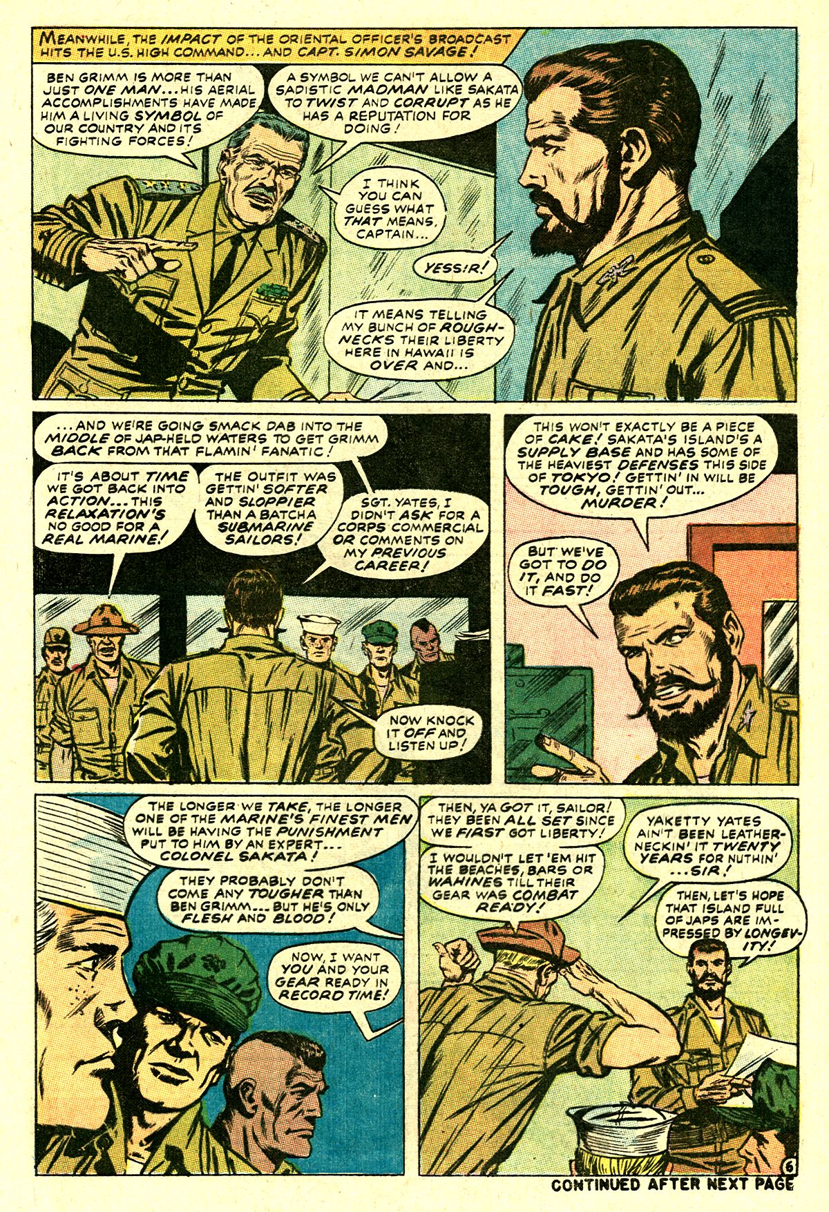 Captain Savage and his Leatherneck Raiders Issue #7 #7 - English 9