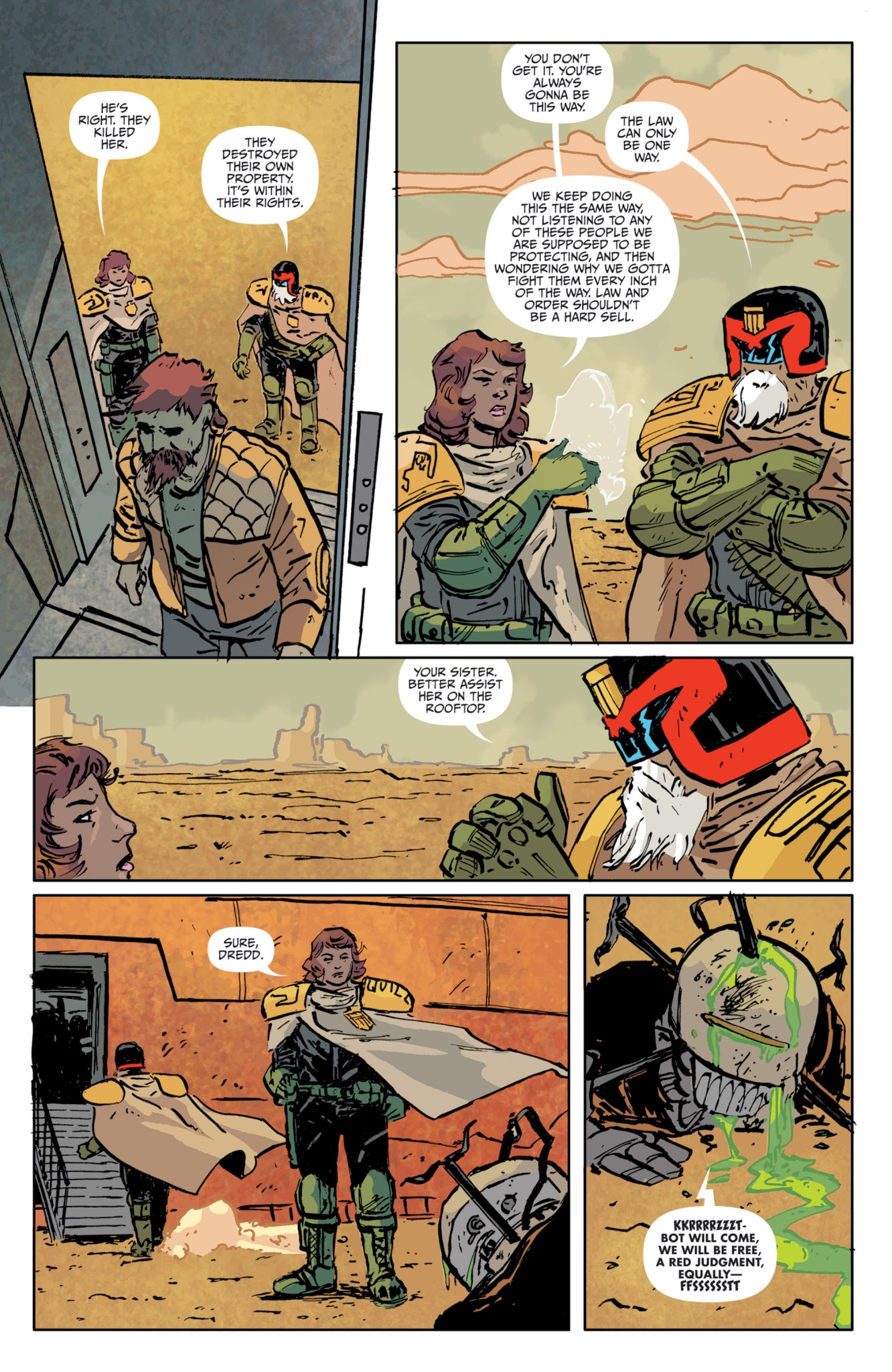 Read online Judge Dredd: The Blessed Earth comic -  Issue #3 - 20