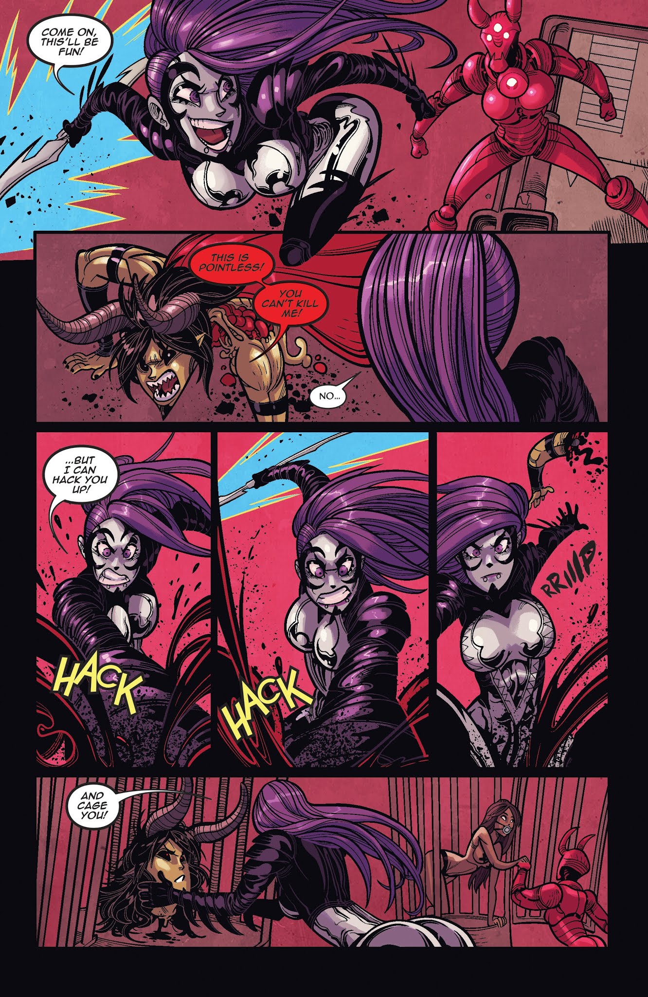 Read online Vampblade Season 3 comic -  Issue #8 - 16