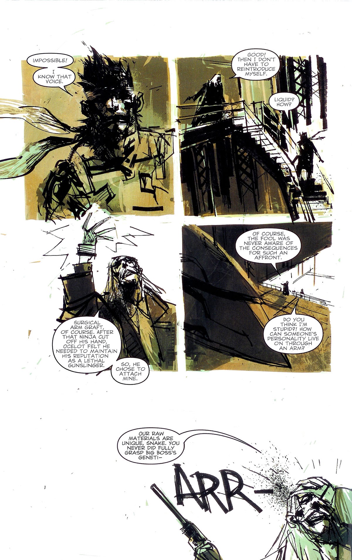 Read online Metal Gear Solid: Sons of Liberty comic -  Issue #6 - 19