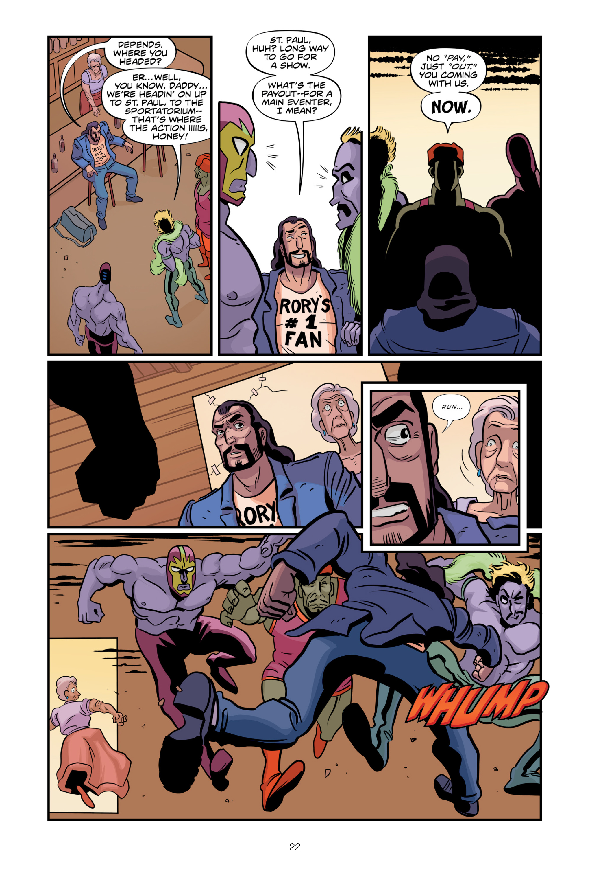 Read online Invasion from Planet Wrestletopia comic -  Issue #2 - 22