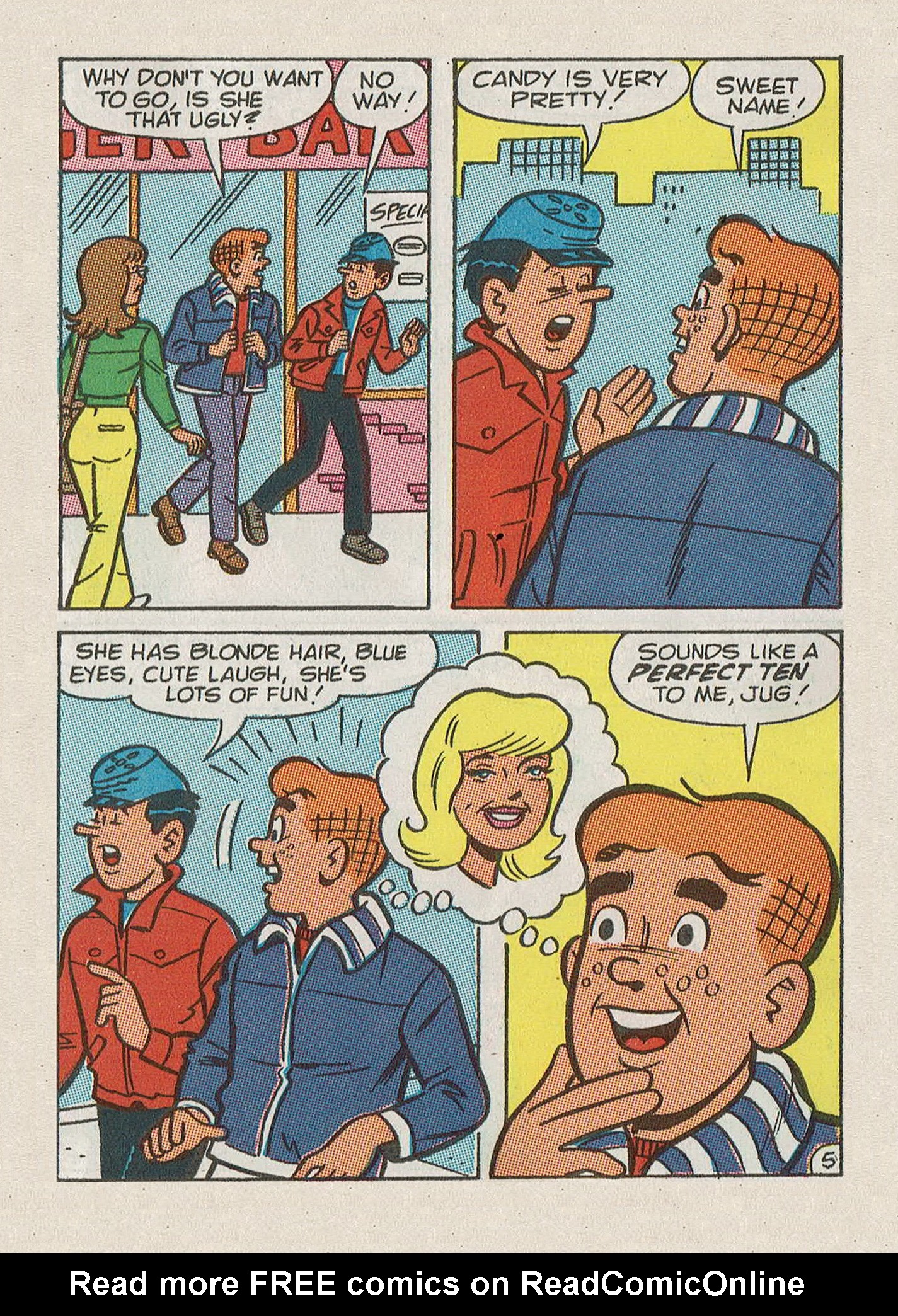 Read online Jughead Jones Comics Digest comic -  Issue #68 - 73