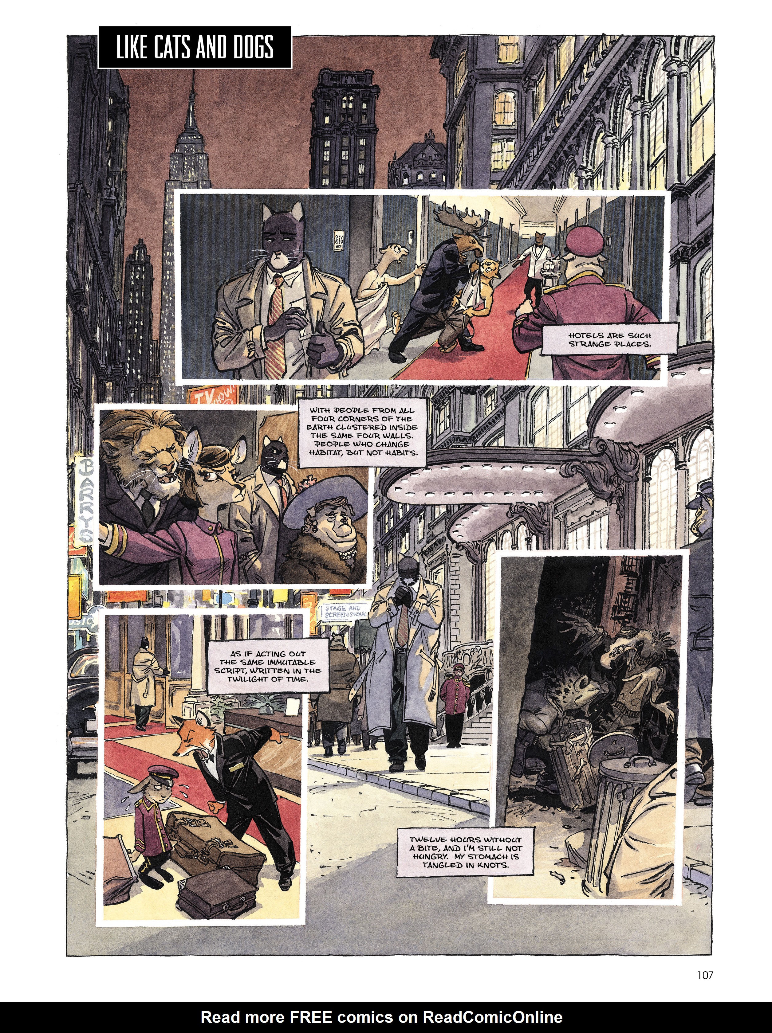 Read online Blacksad: A Silent Hell comic -  Issue # TPB - 106