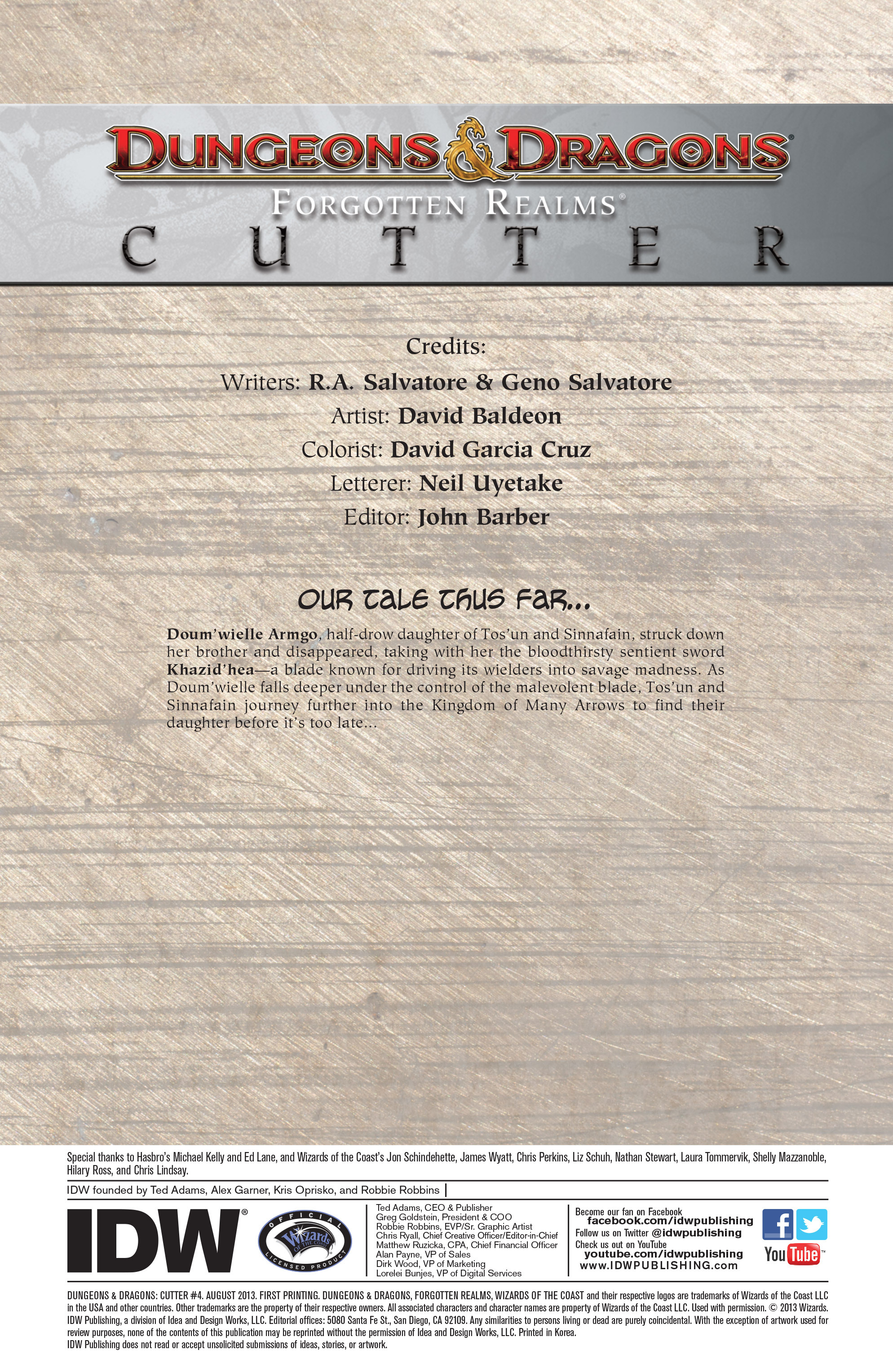Read online Dungeons & Dragons: Cutter comic -  Issue #4 - 3