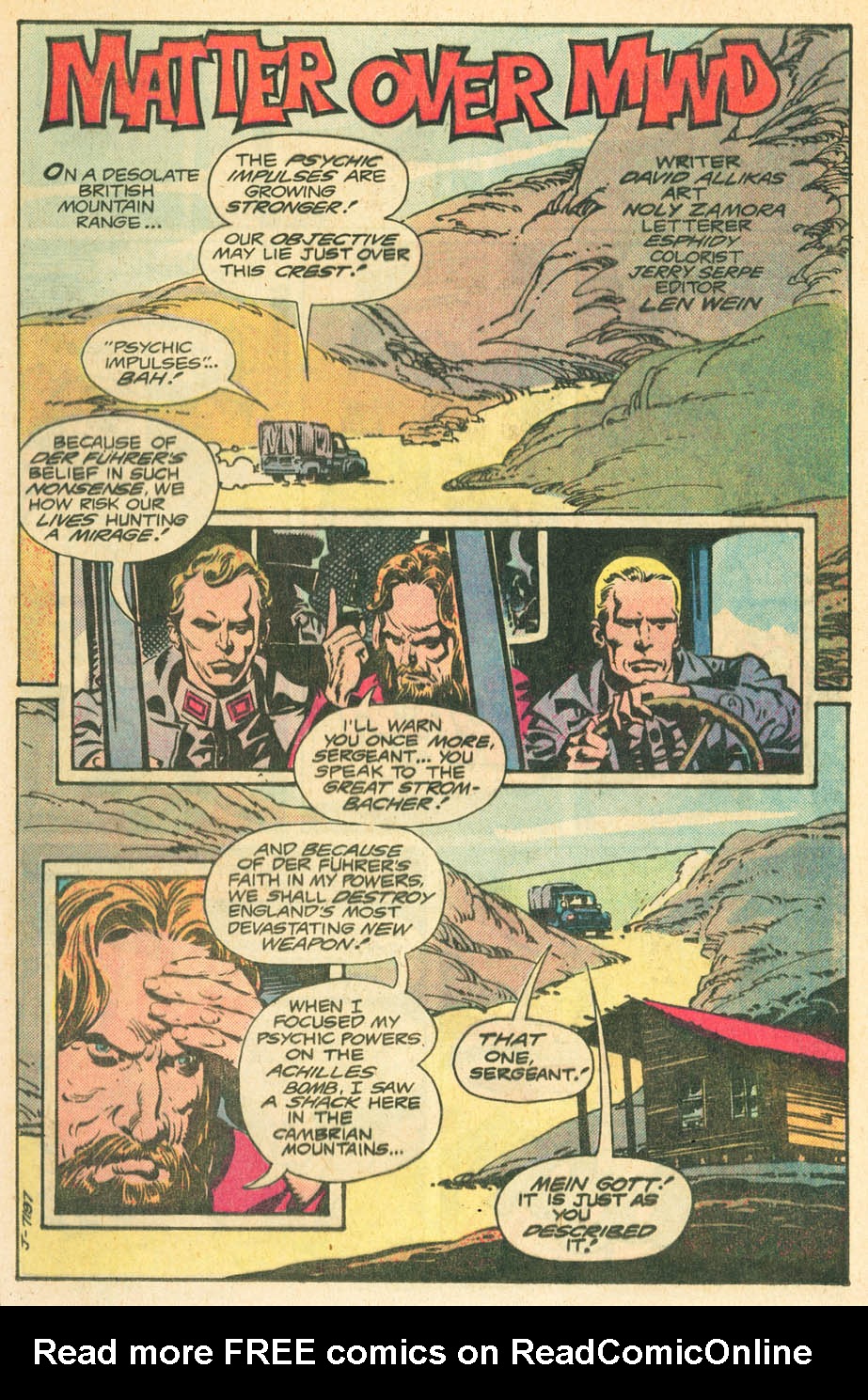 Read online Weird War Tales (1971) comic -  Issue #110 - 21