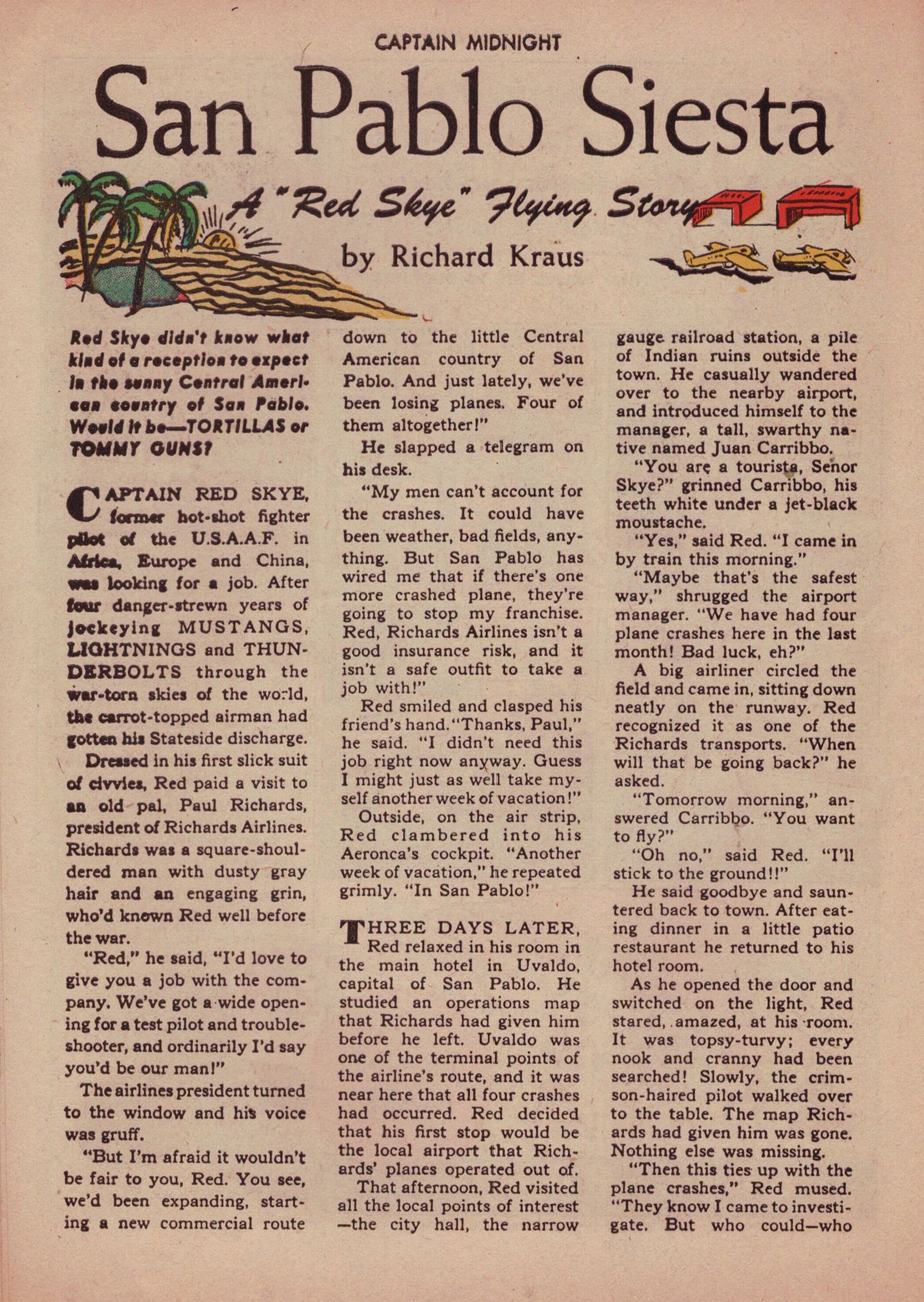 Read online Captain Midnight (1942) comic -  Issue #41 - 34
