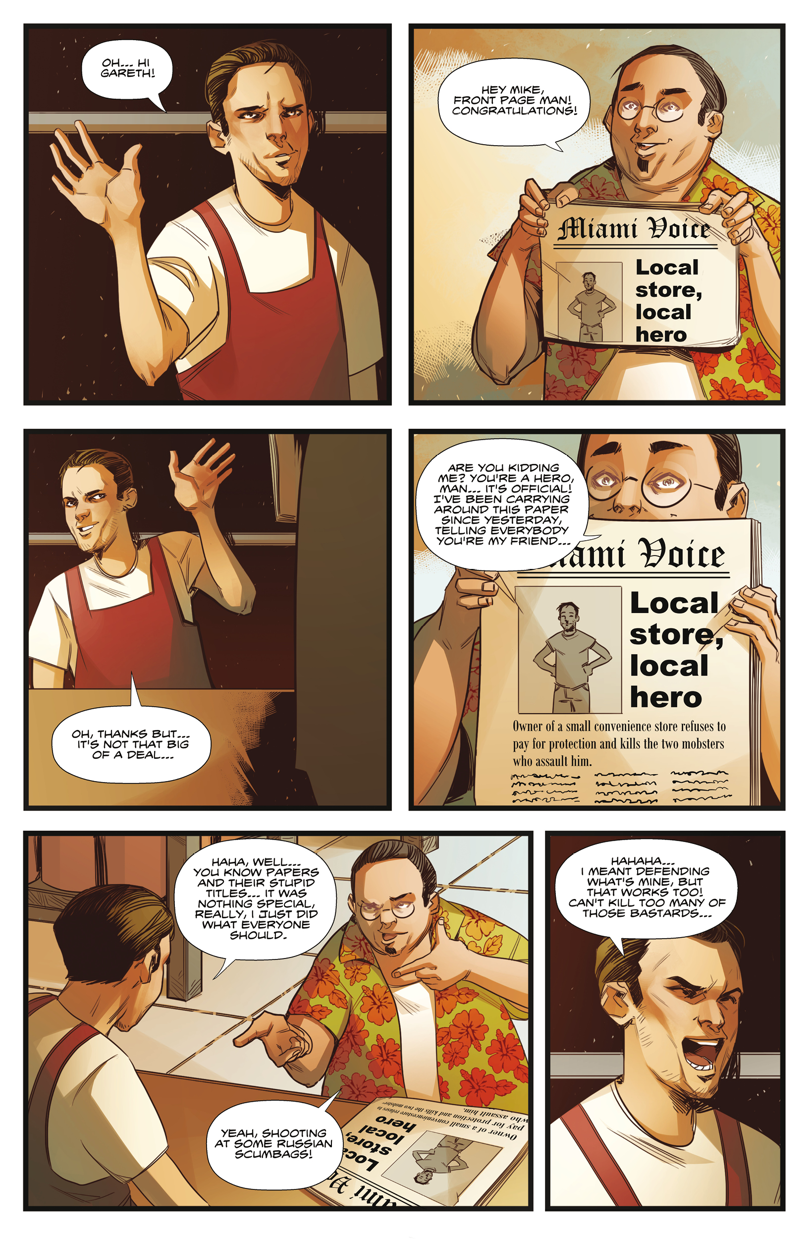 Read online Hotline Miami 2: Wrong Number comic -  Issue #3 - 10