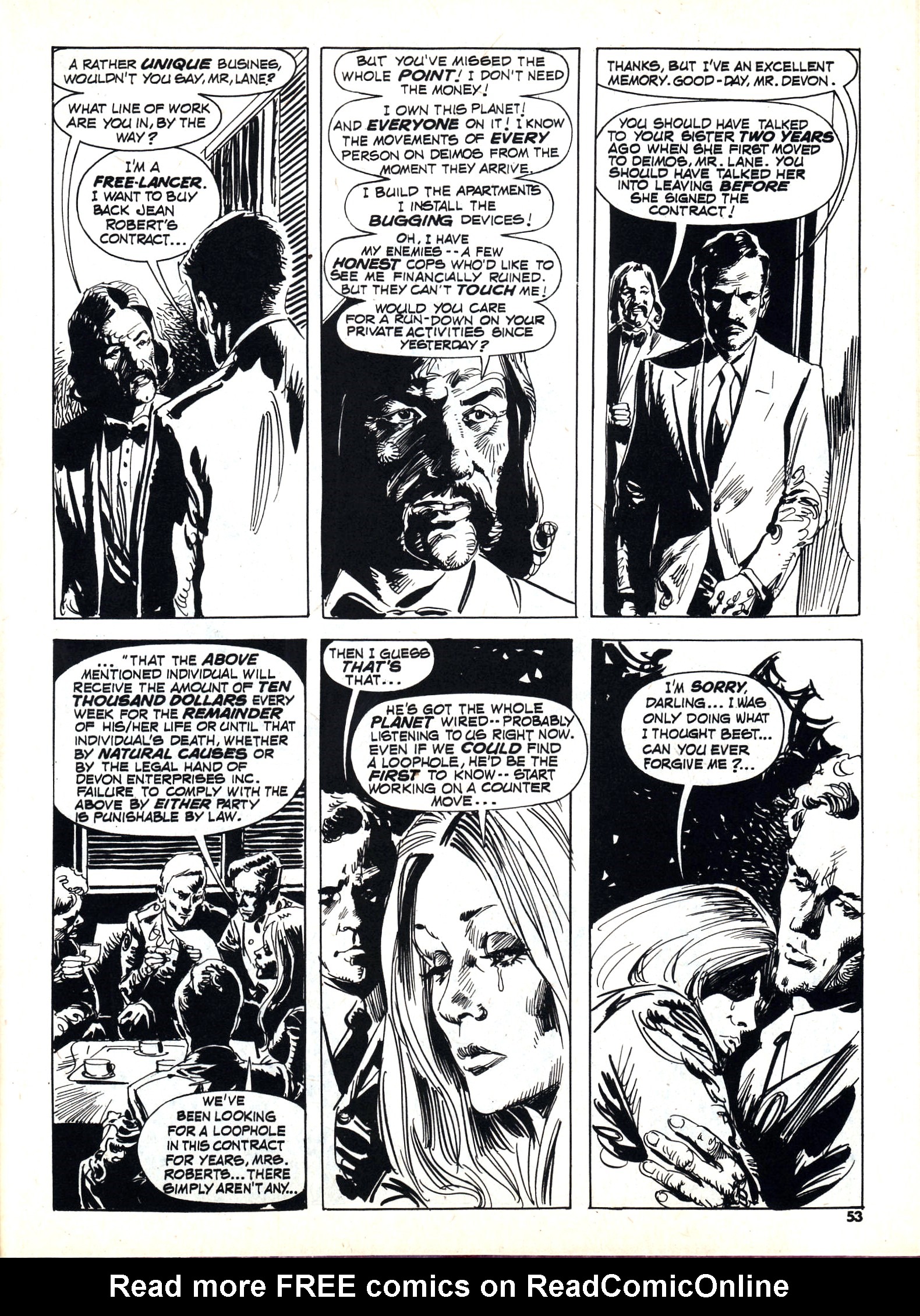 Read online Vampirella (1969) comic -  Issue #56 - 53